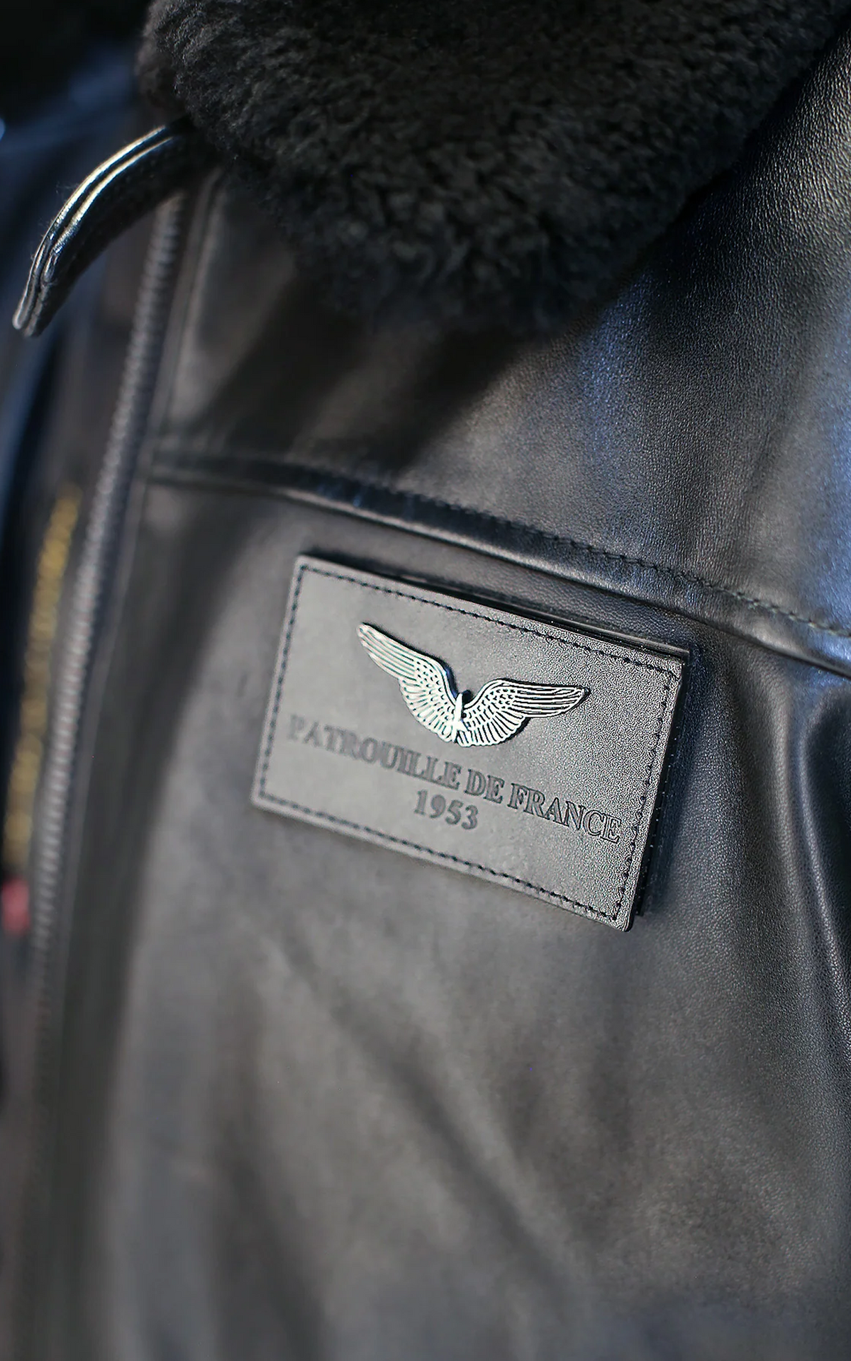 Pilote cuir Rafal 2.0 bleu marine 4