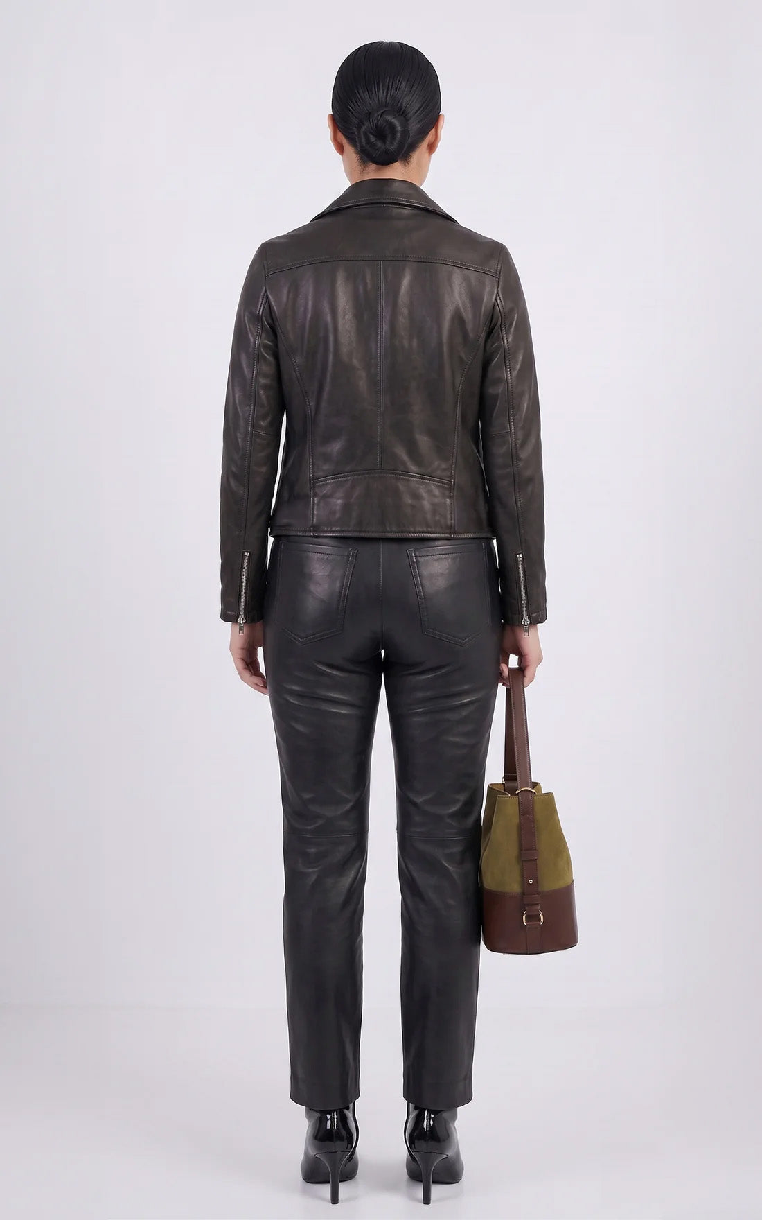 Perfecto cuir Sana curve noir 3