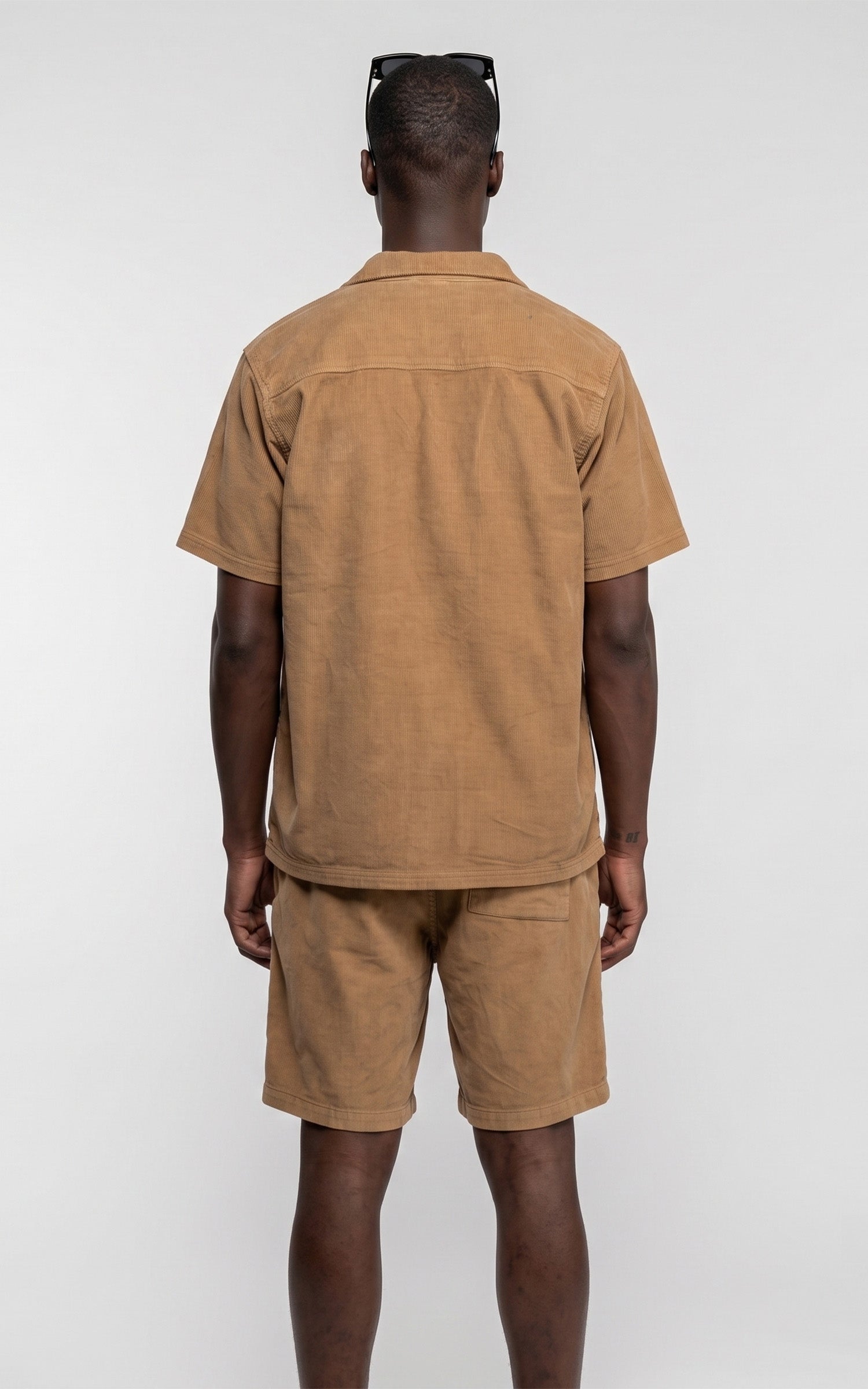 Chemise worker velours Citrus beige 3