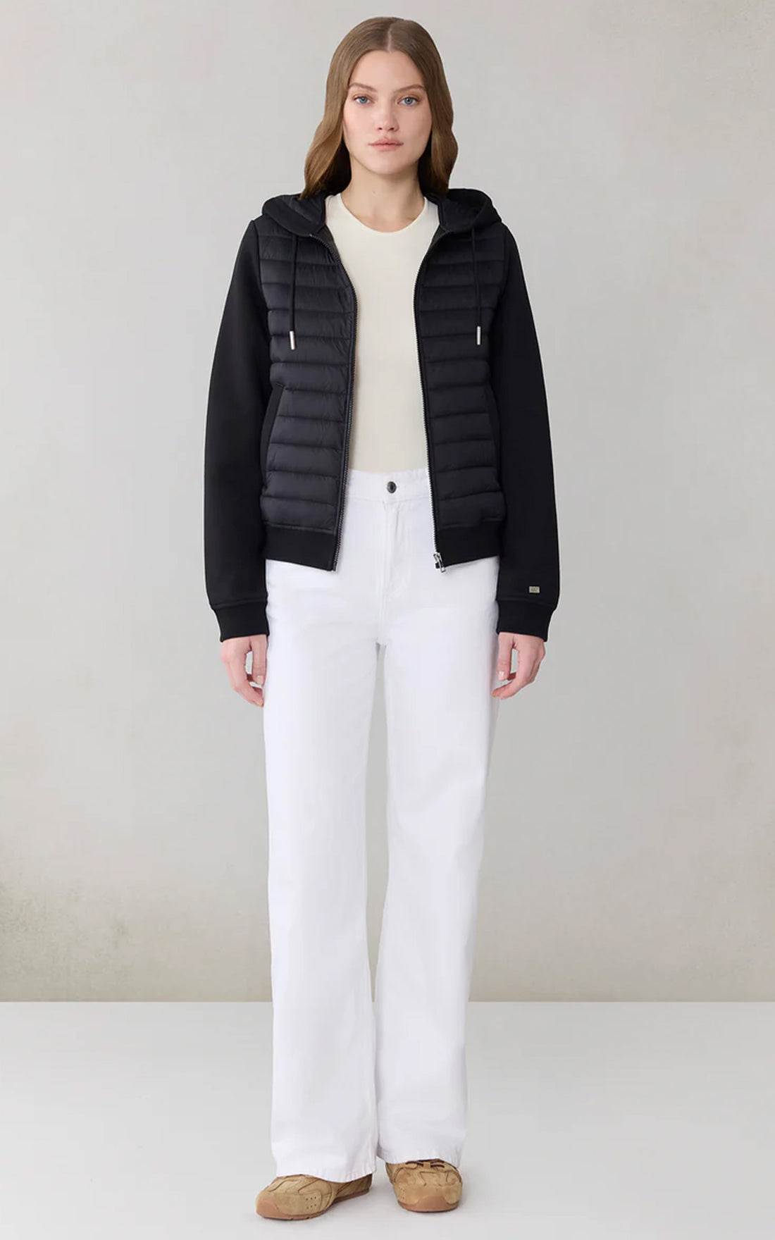 Veste matelassée noir