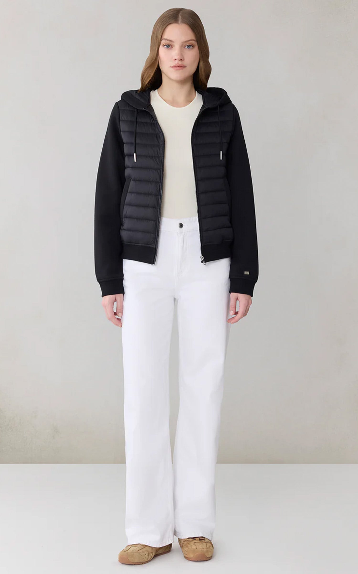 Veste matelassée noir