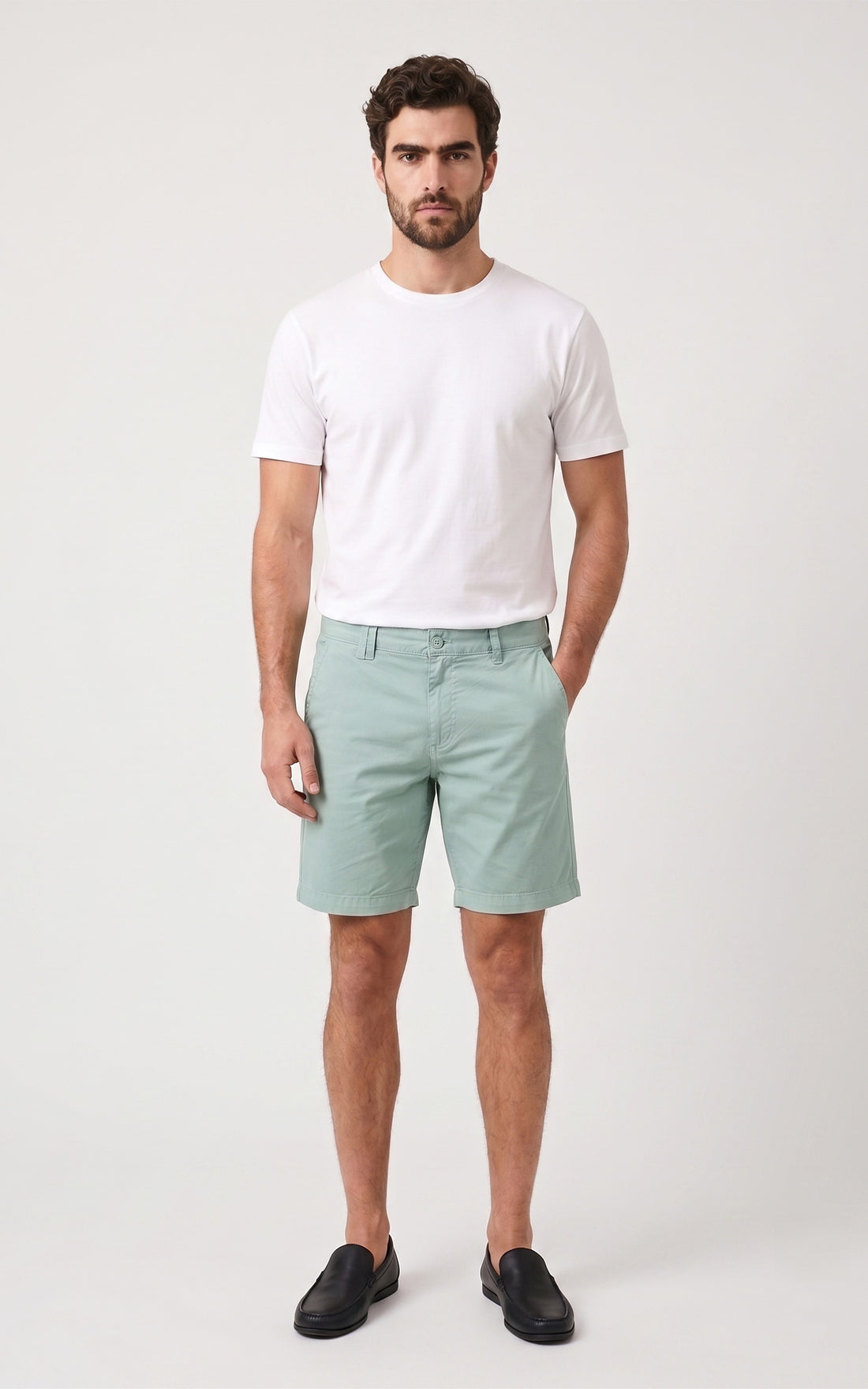 Short chino Juneauter bleu