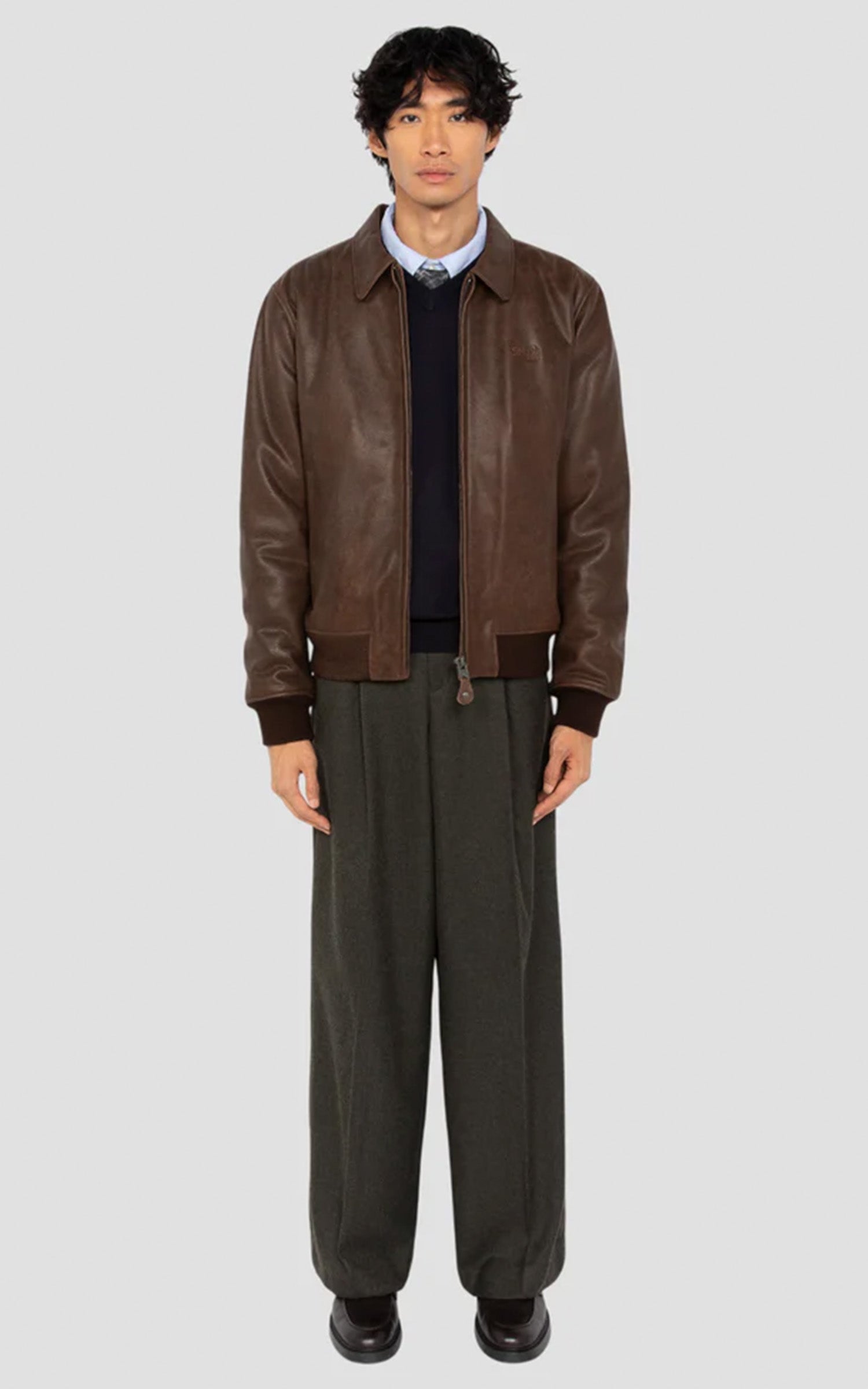 Blouson LC5100Vint marron 2