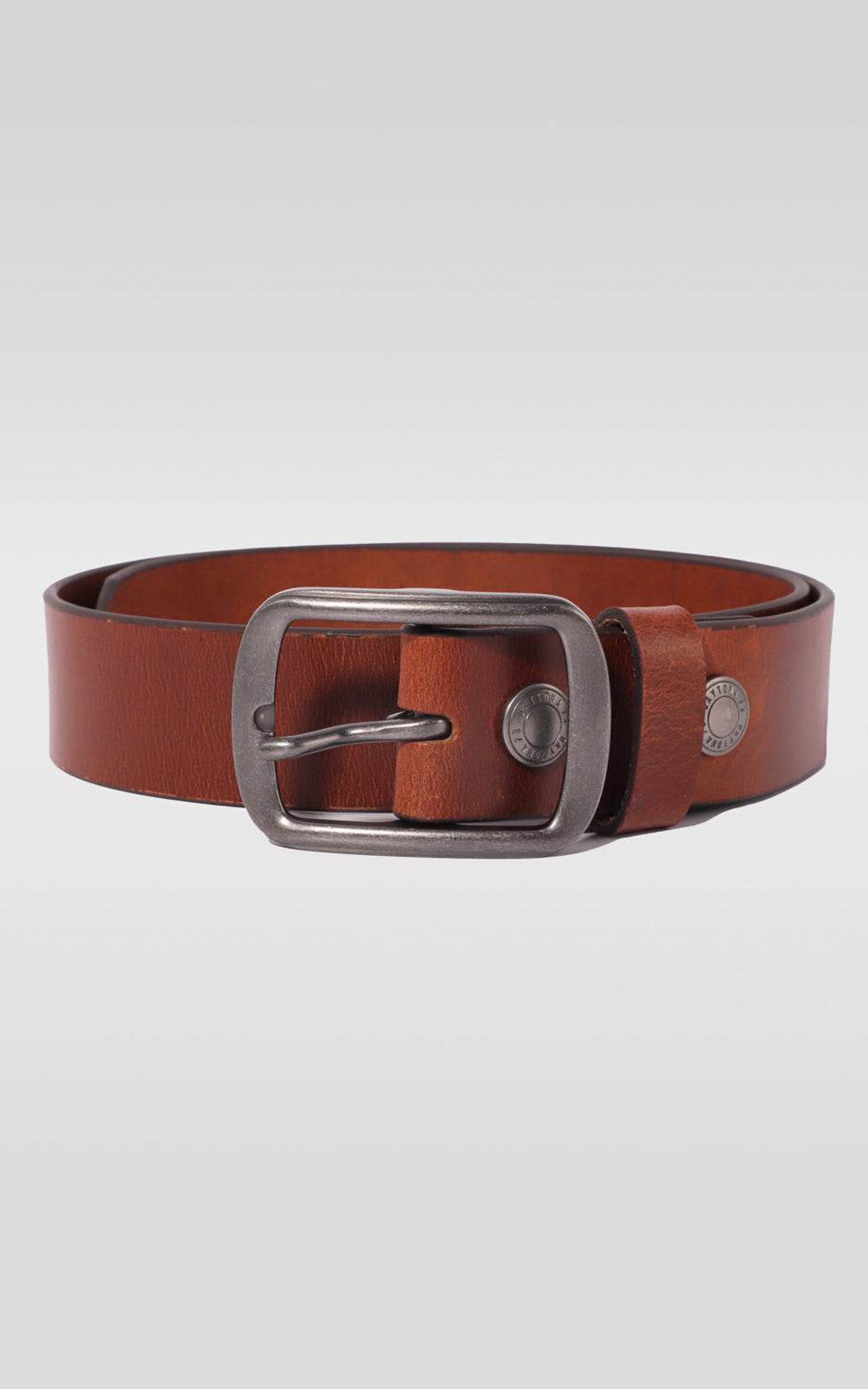 Ceinture cuir D16 cognac 1