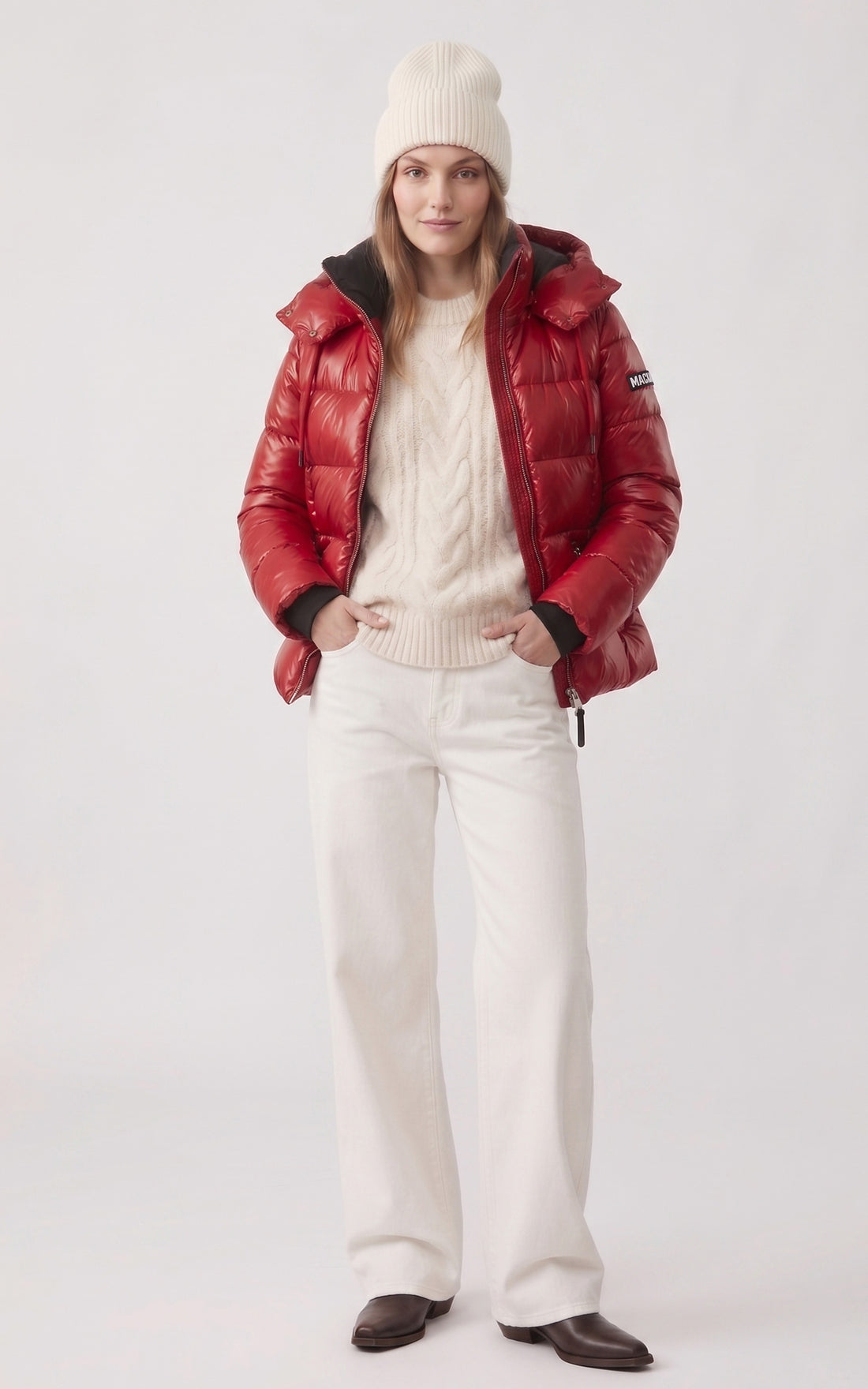 Doudoune Madalyn Glo rouge