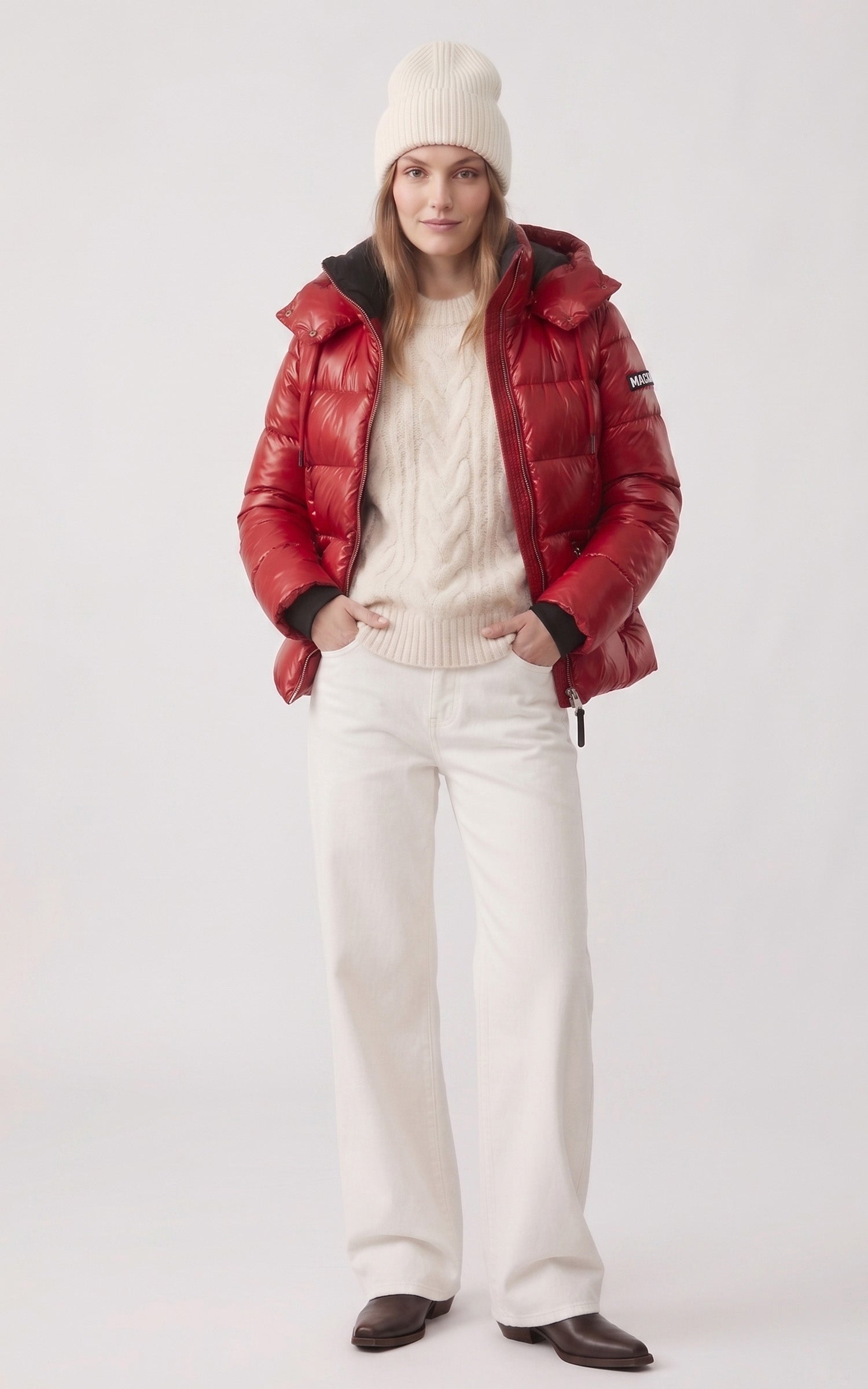 Doudoune Madalyn Glo rouge