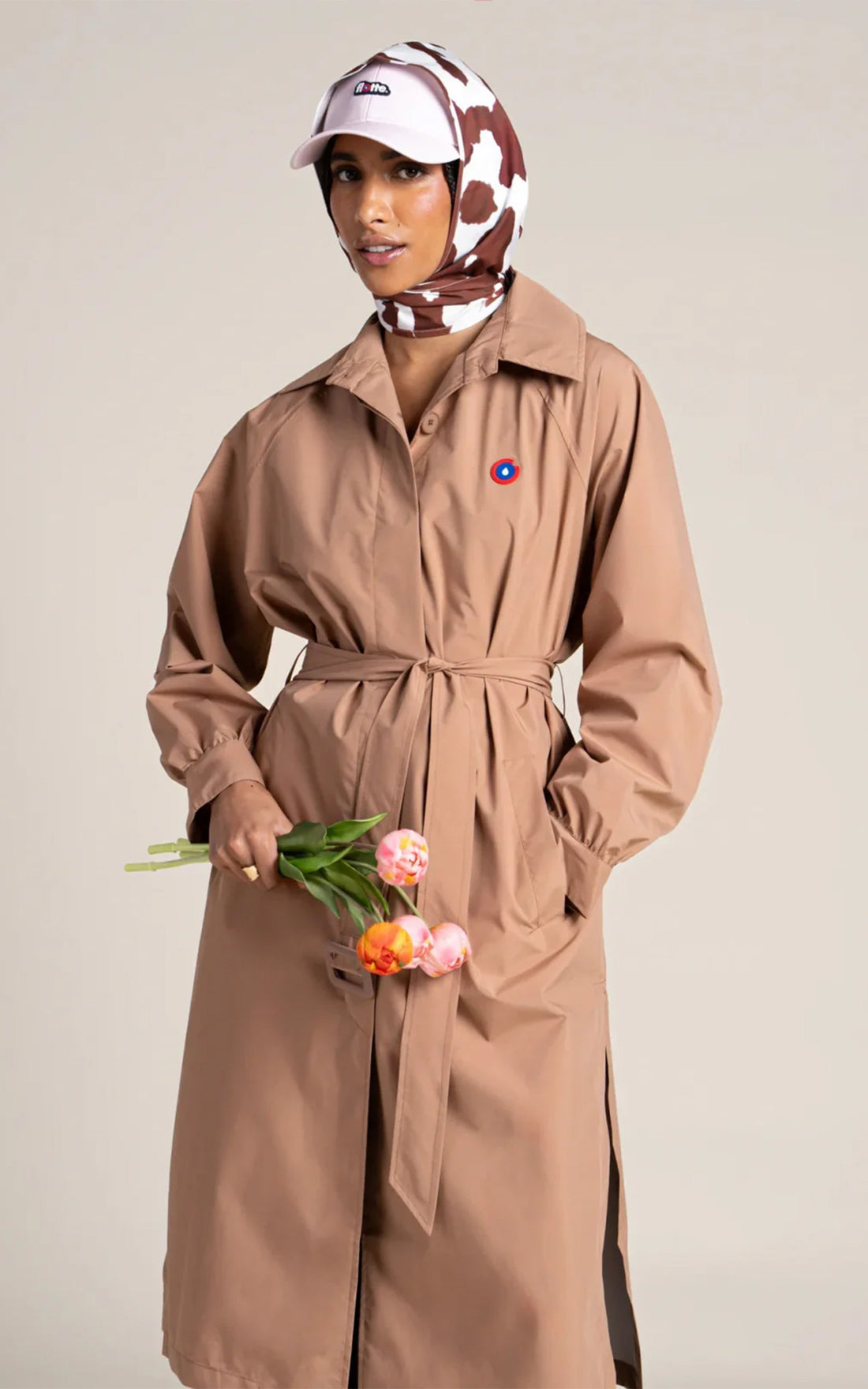 Trench imperméable Madeleine cannelle
