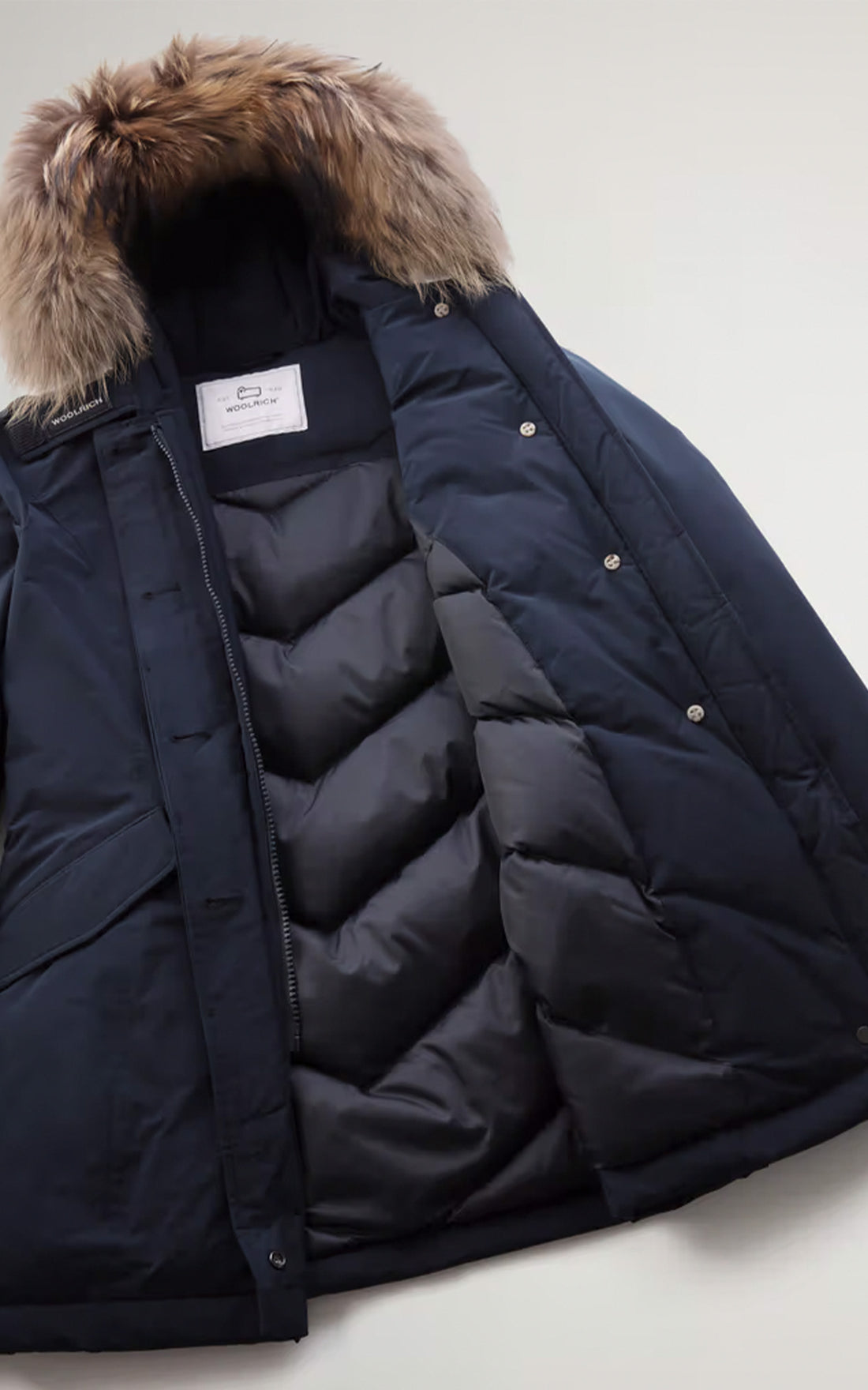 Parka Luxury Artic bleu