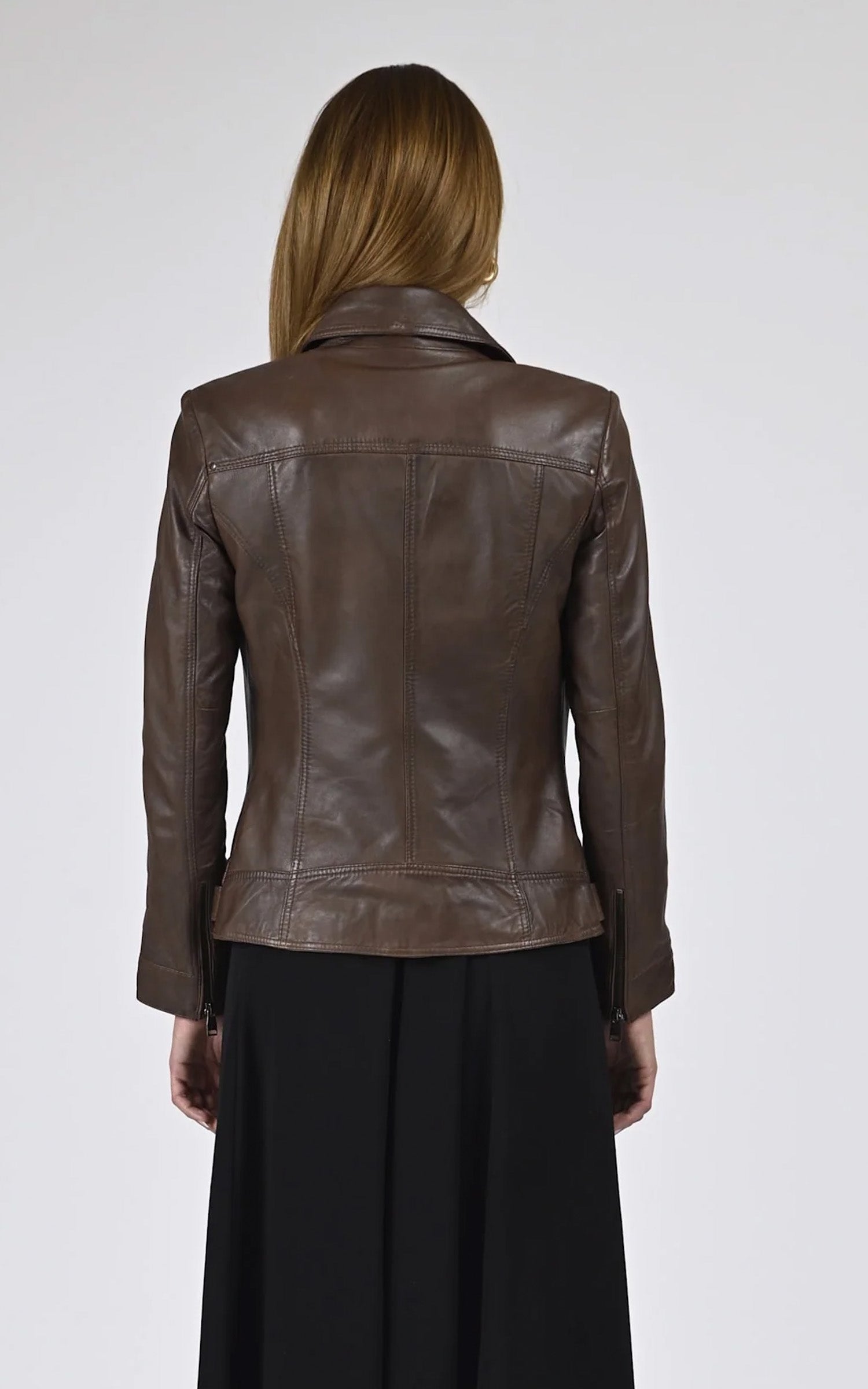 Perfecto Janni cuir marron 4
