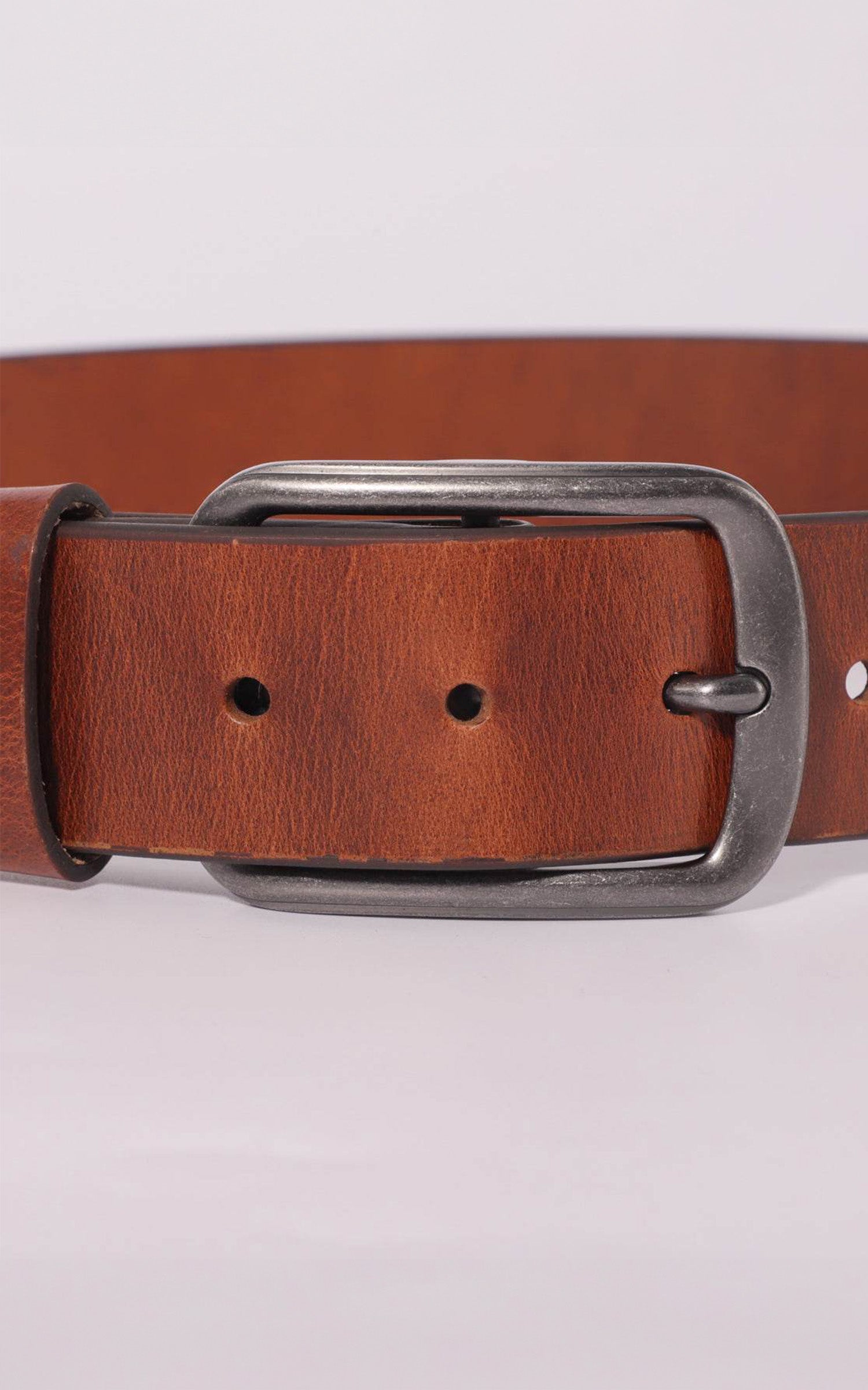Ceinture cuir D16 cognac 3