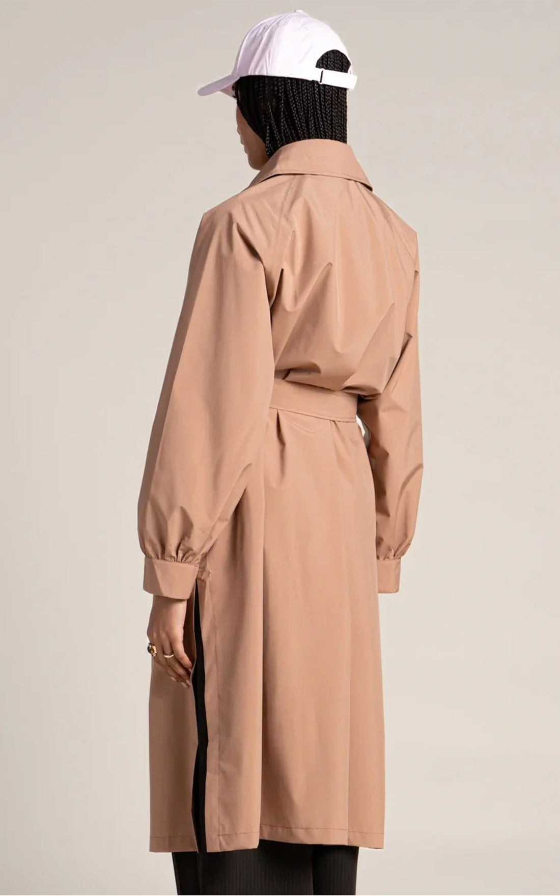Trench imperméable Madeleine cannelle