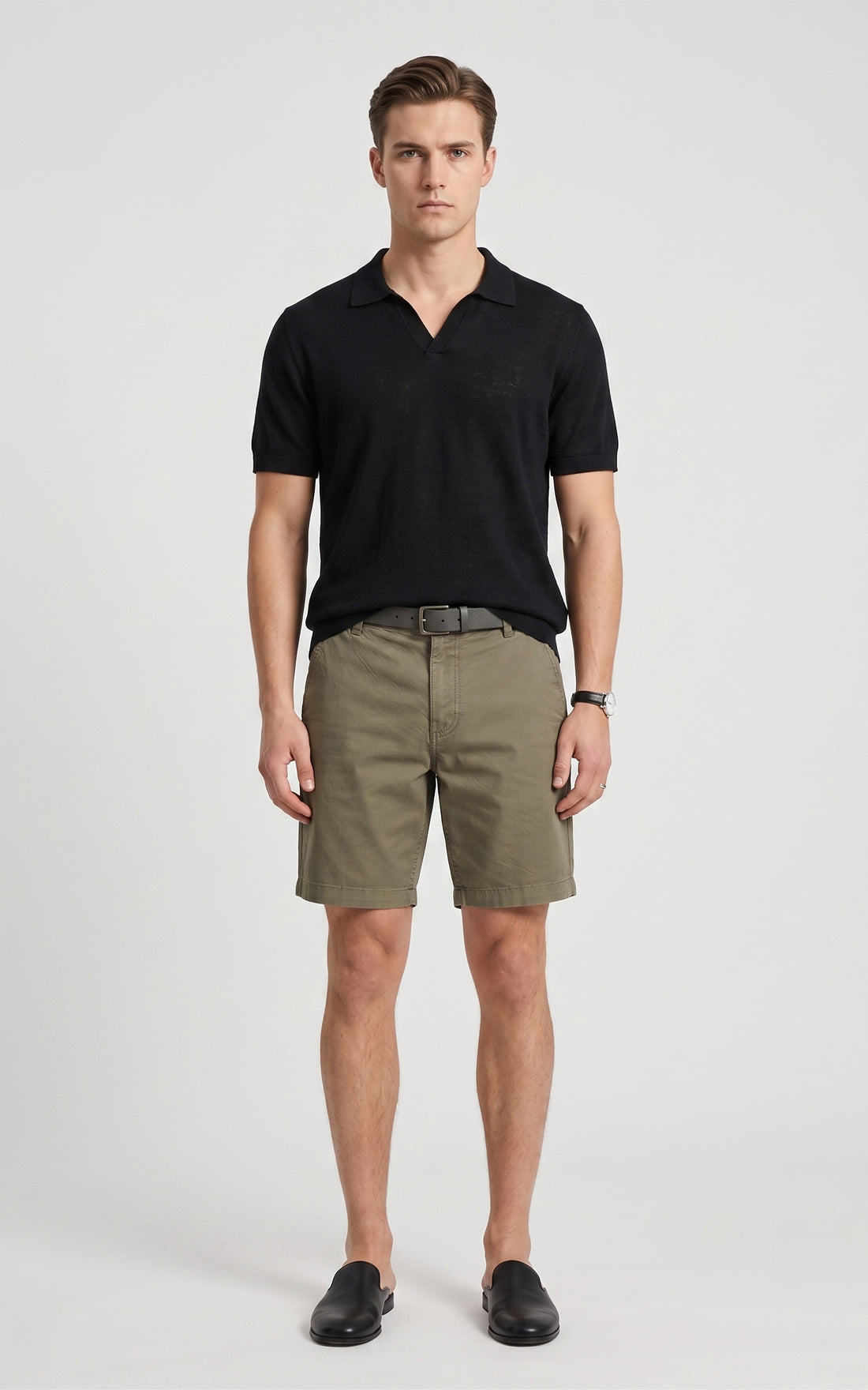 Short chino Juneauter kaki