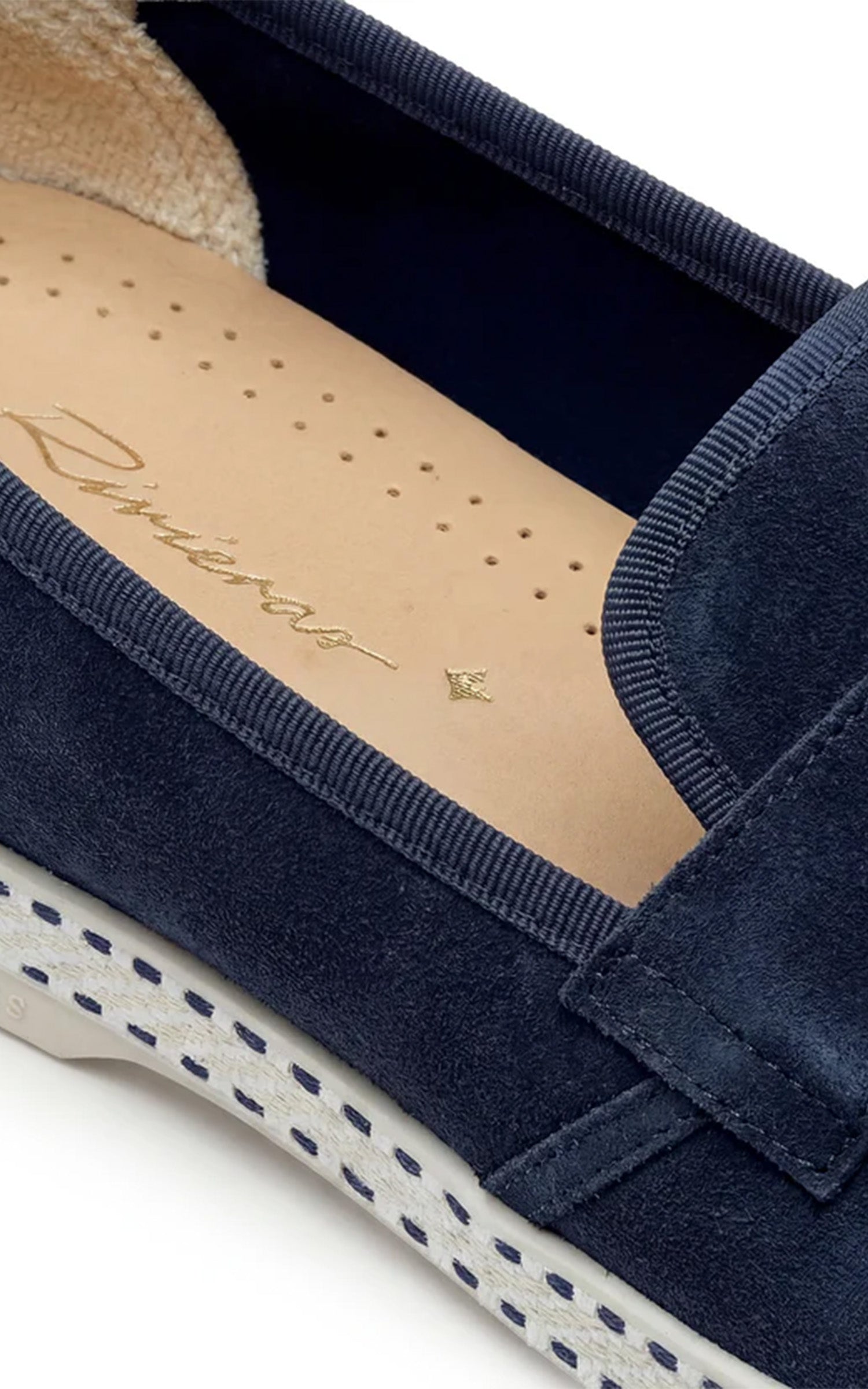 Mocassins suede bleu marine