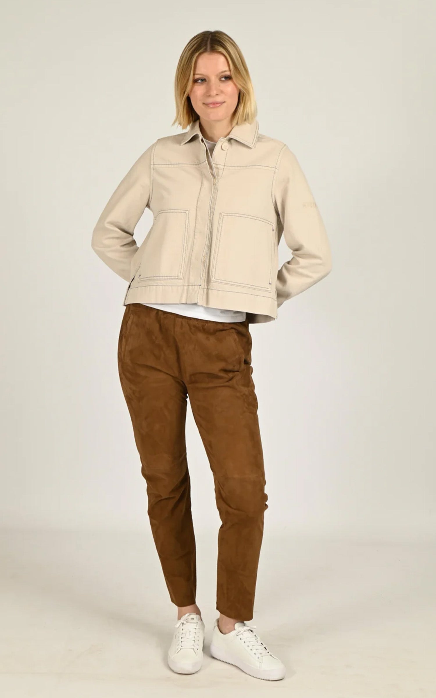 Beige work jacket 2