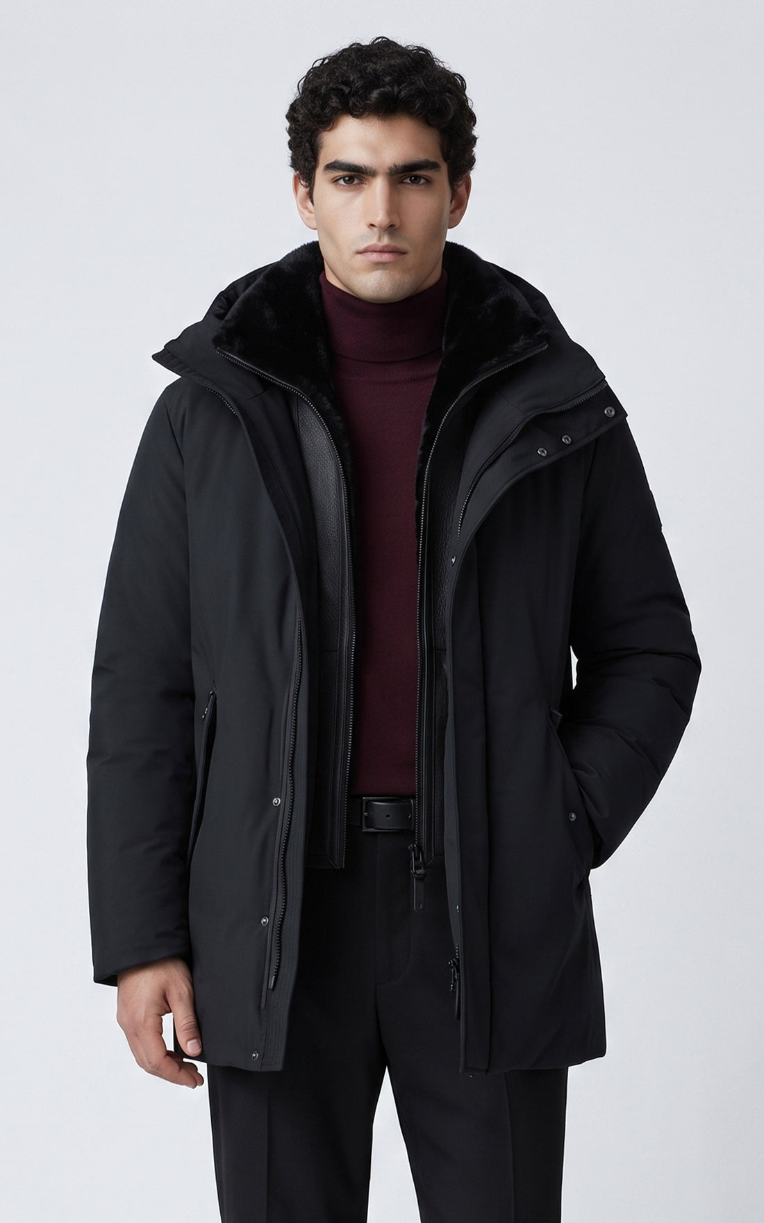 Sullivan 2-in-1 Mid-Length Parka - Black