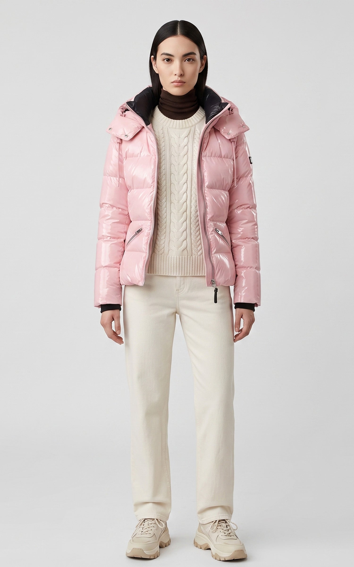 Doudoune Madalyn Glo rose 3