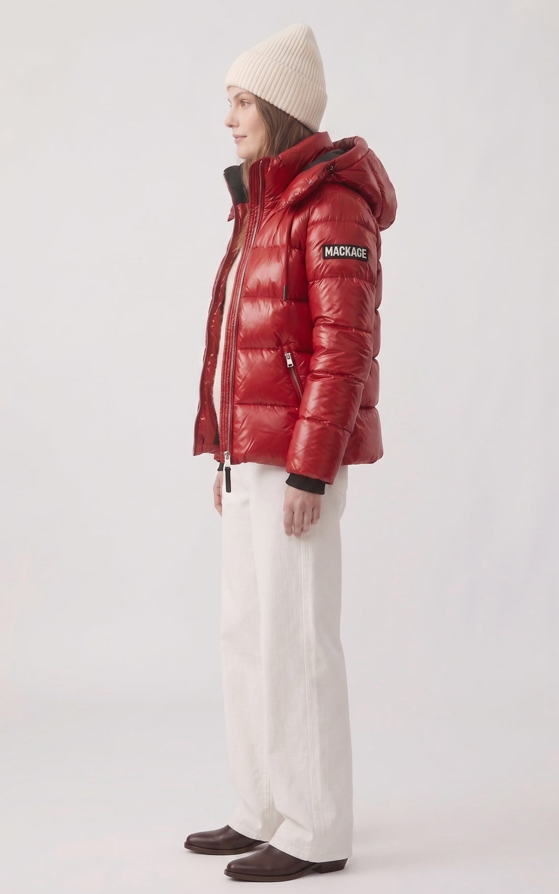 Doudoune Madalyn Glo rouge