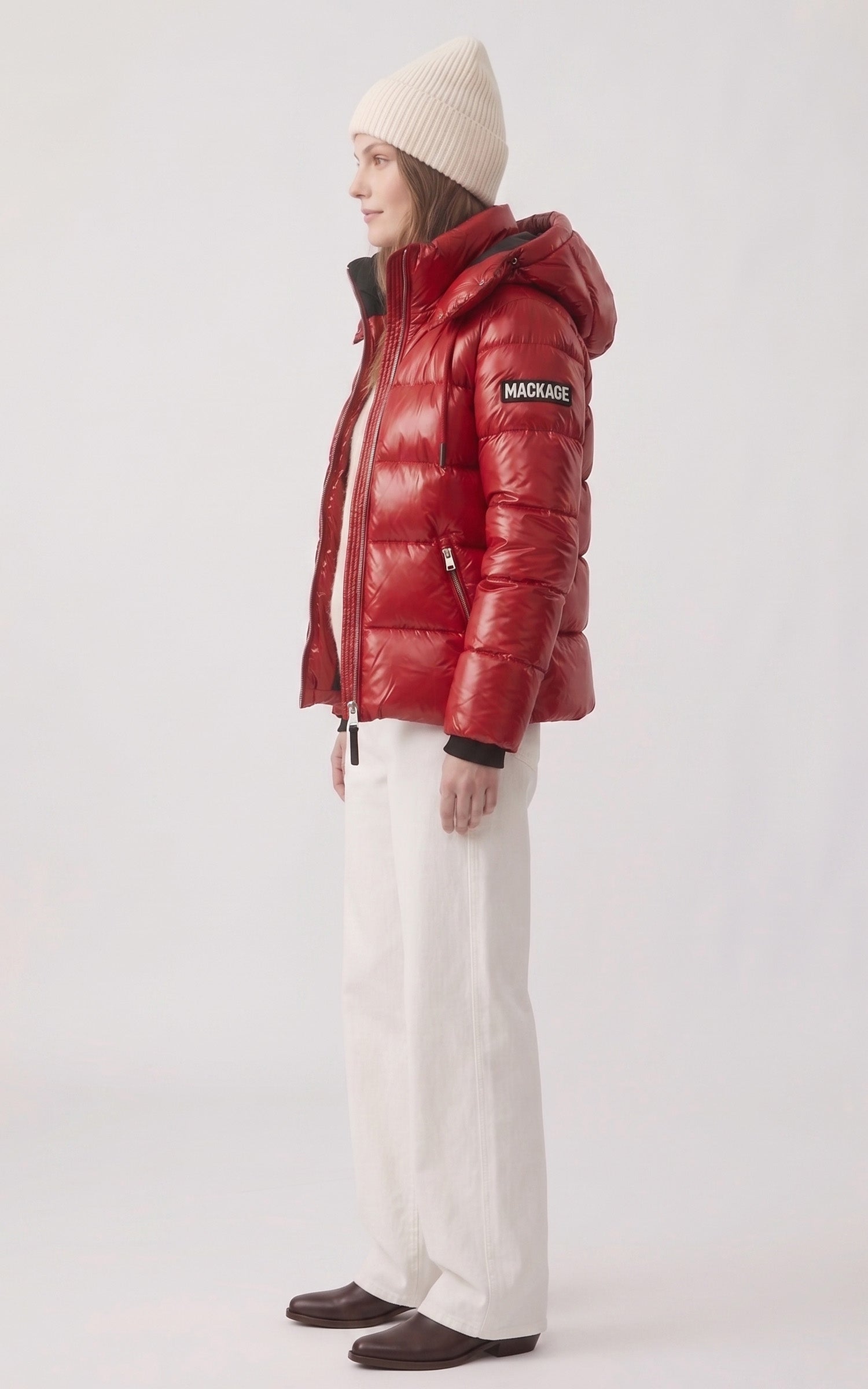 Doudoune Madalyn Glo rouge