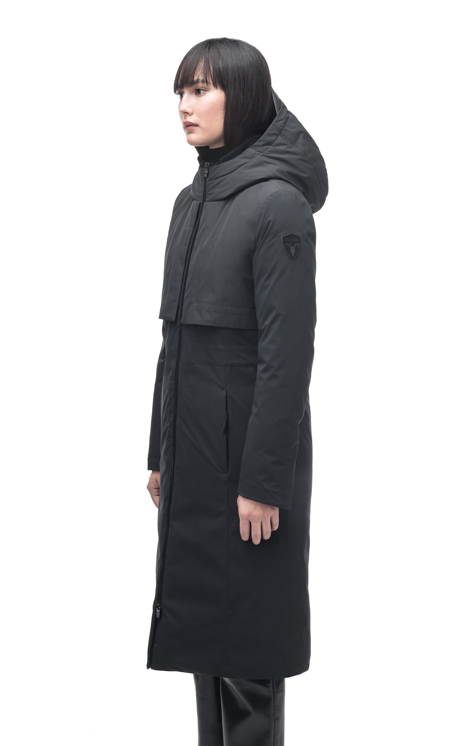 Parka longue Iris noir 3