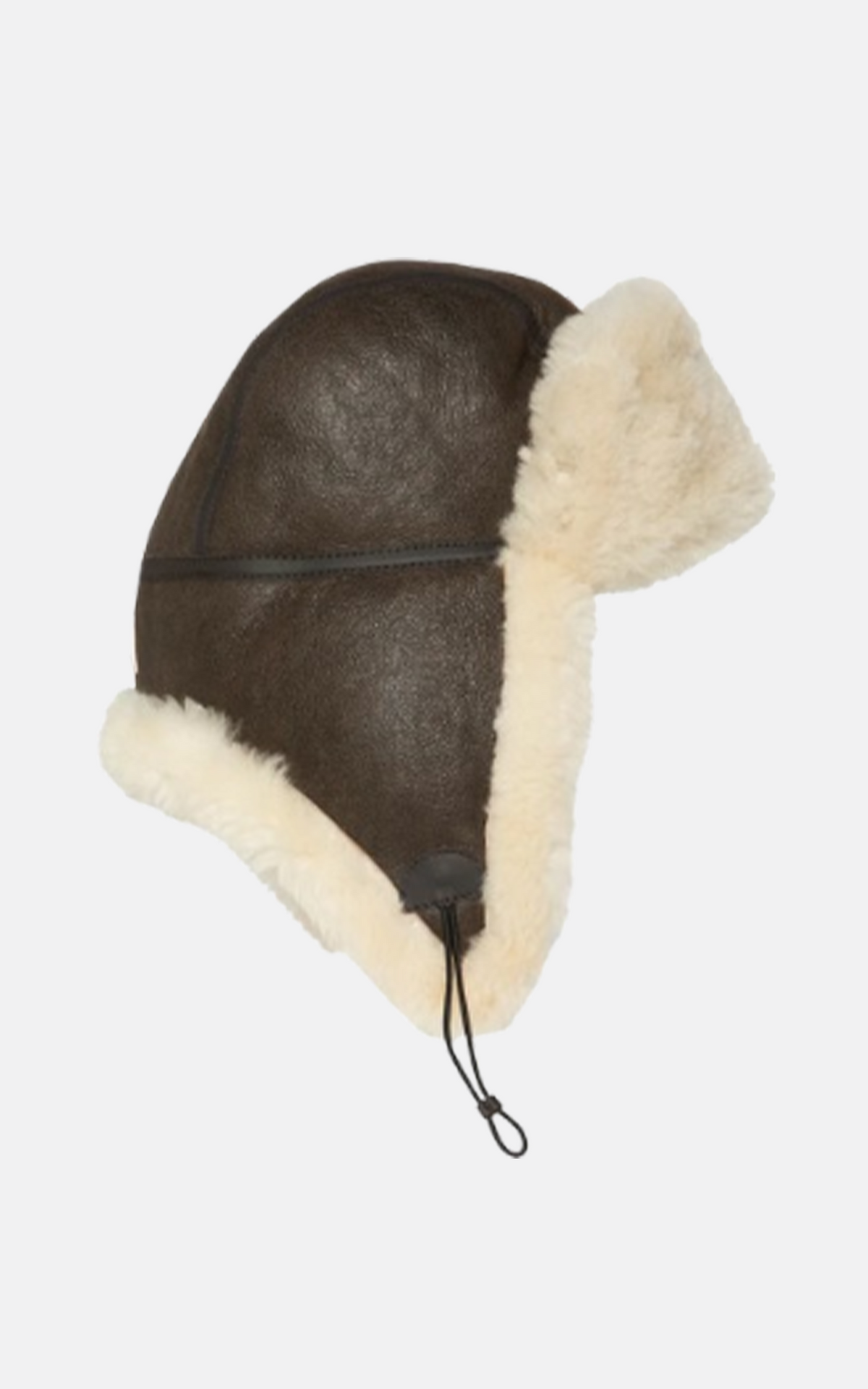 Chapka mouton double face marron 3