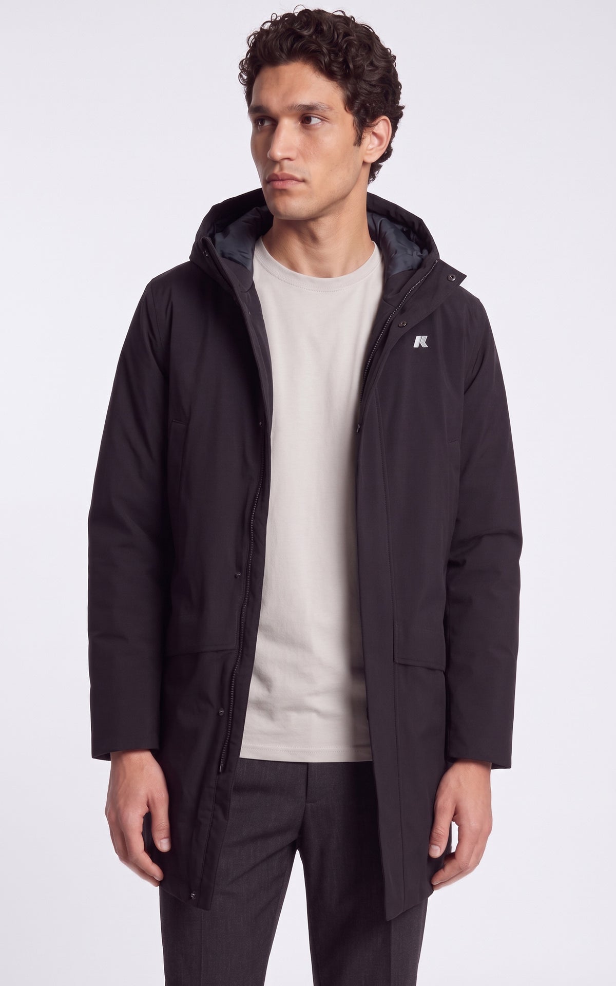 Parka Jarno Twill Marmotta noir 1