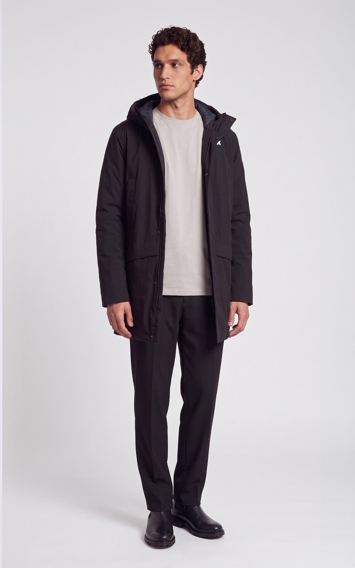 Parka Jarno Twill Marmotta noir 5