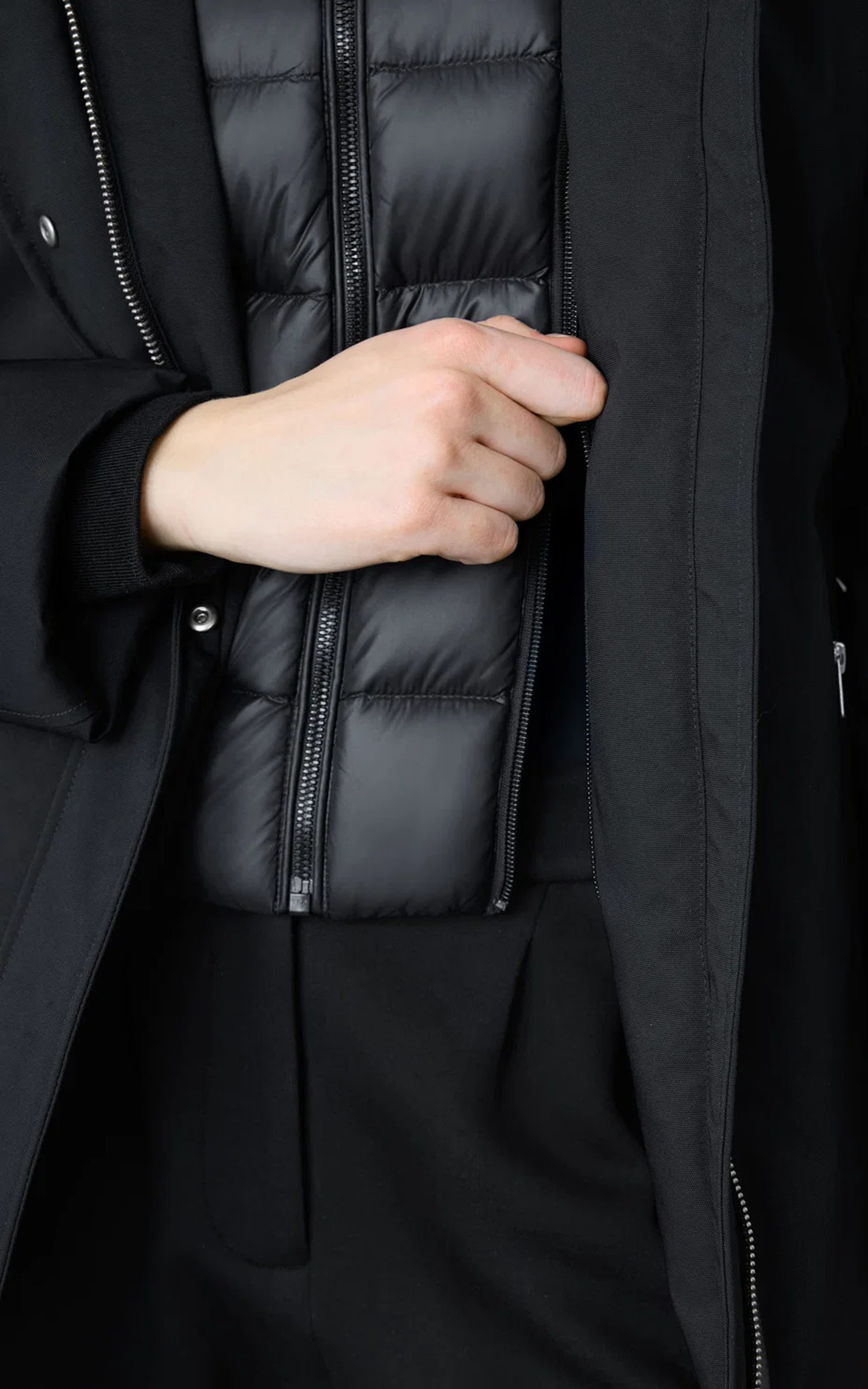 Parka Jeni-F 2-en-1 noir