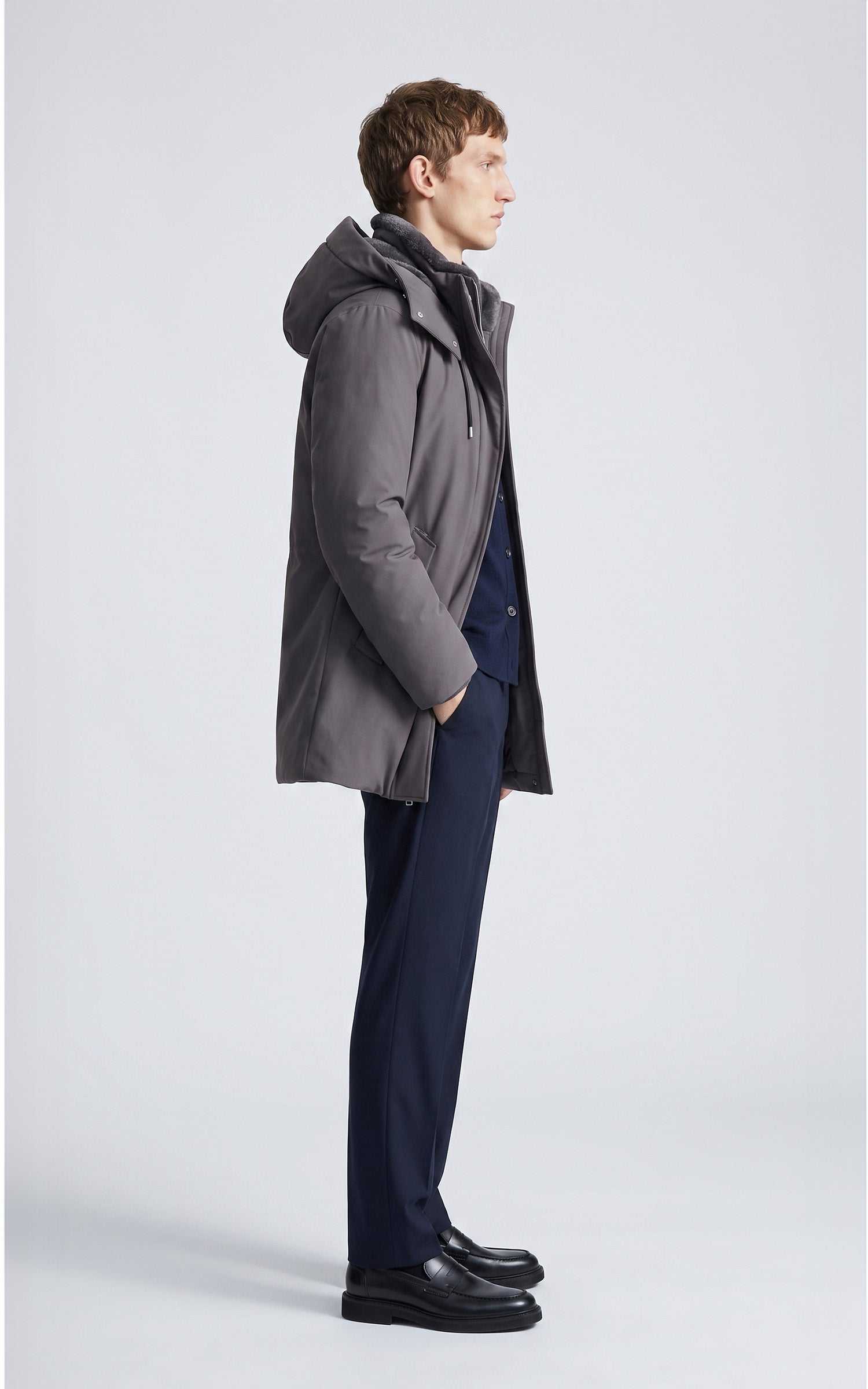 Parka mi-longue 2 en 1 Sullivan gris 3