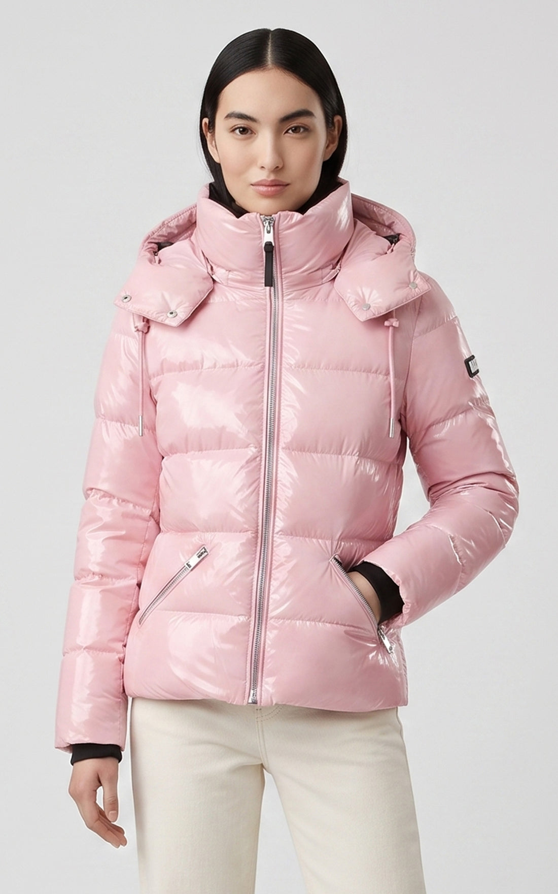 Doudoune Madalyn Glo rose