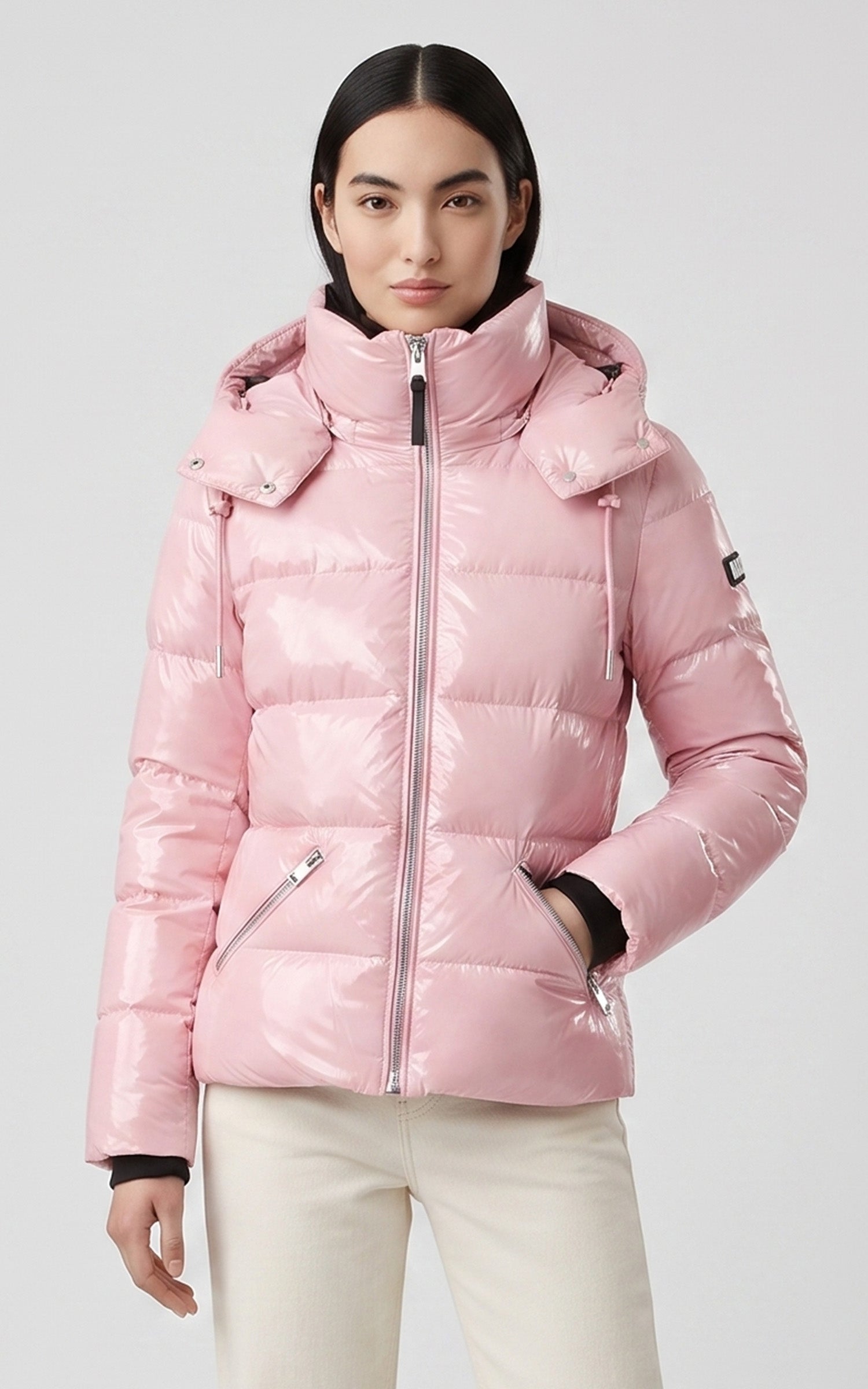 Doudoune Madalyn Glo rose