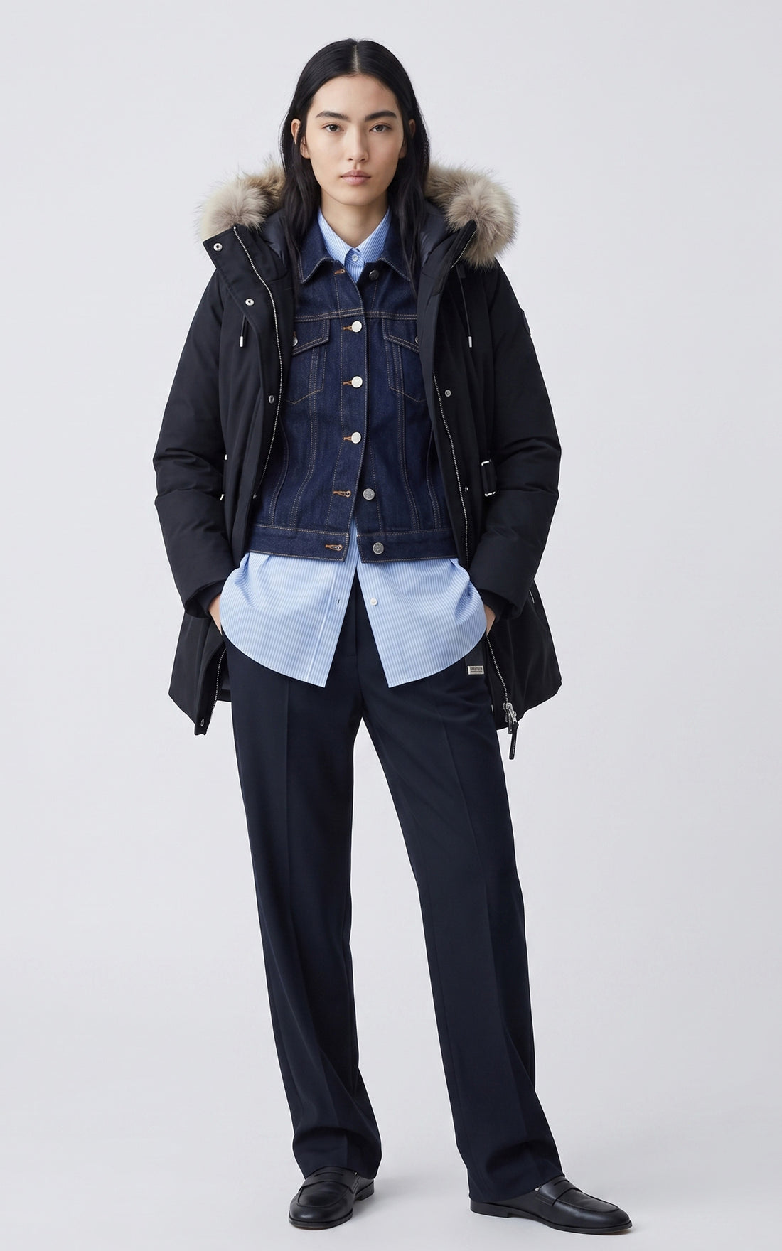 Jeni-F Black Parka