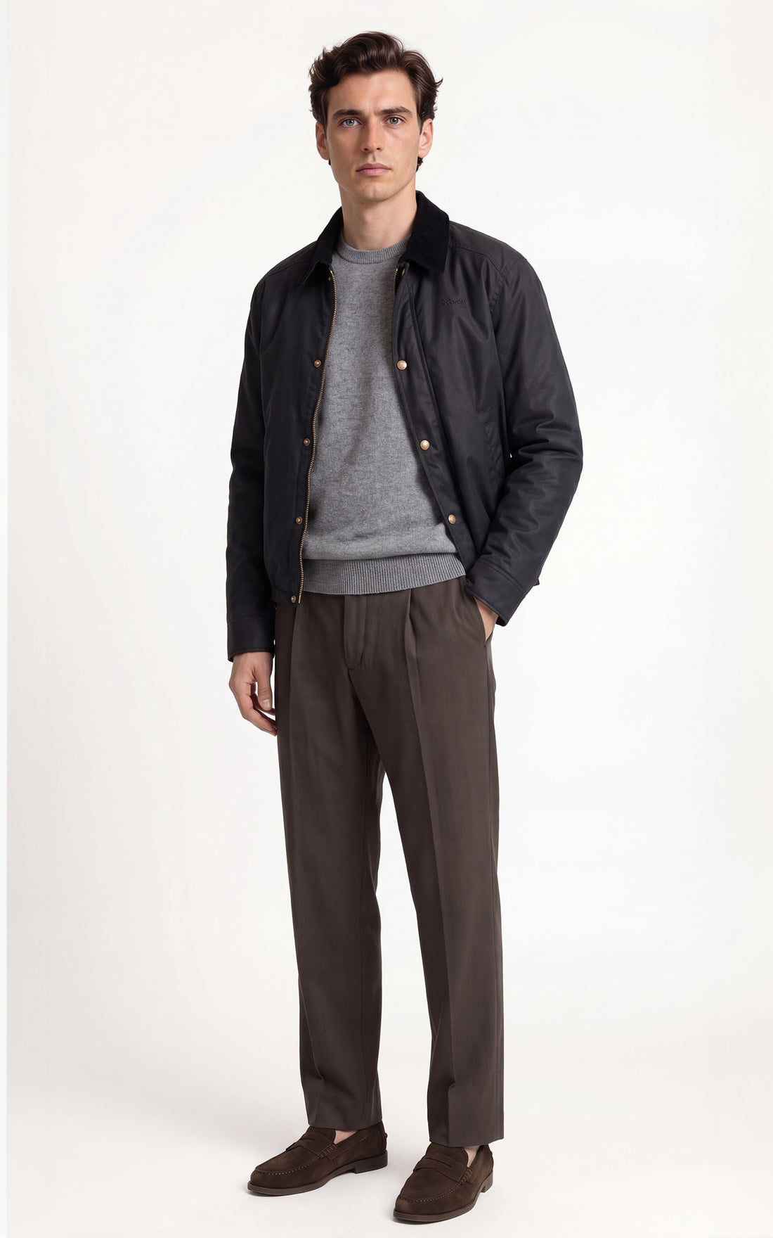 Veste cirée Bents noir