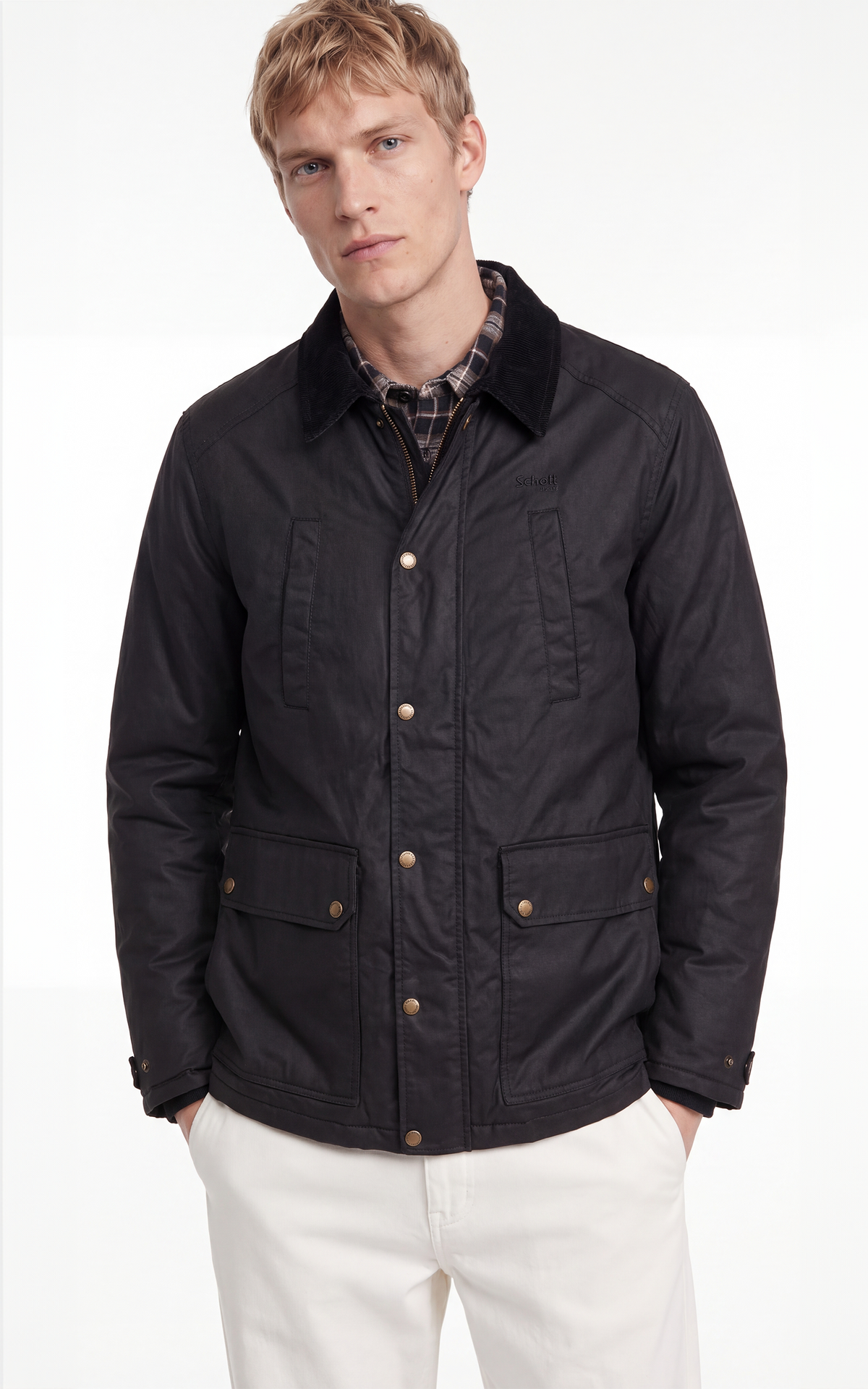 Veste farmer BECKLEY noir 1