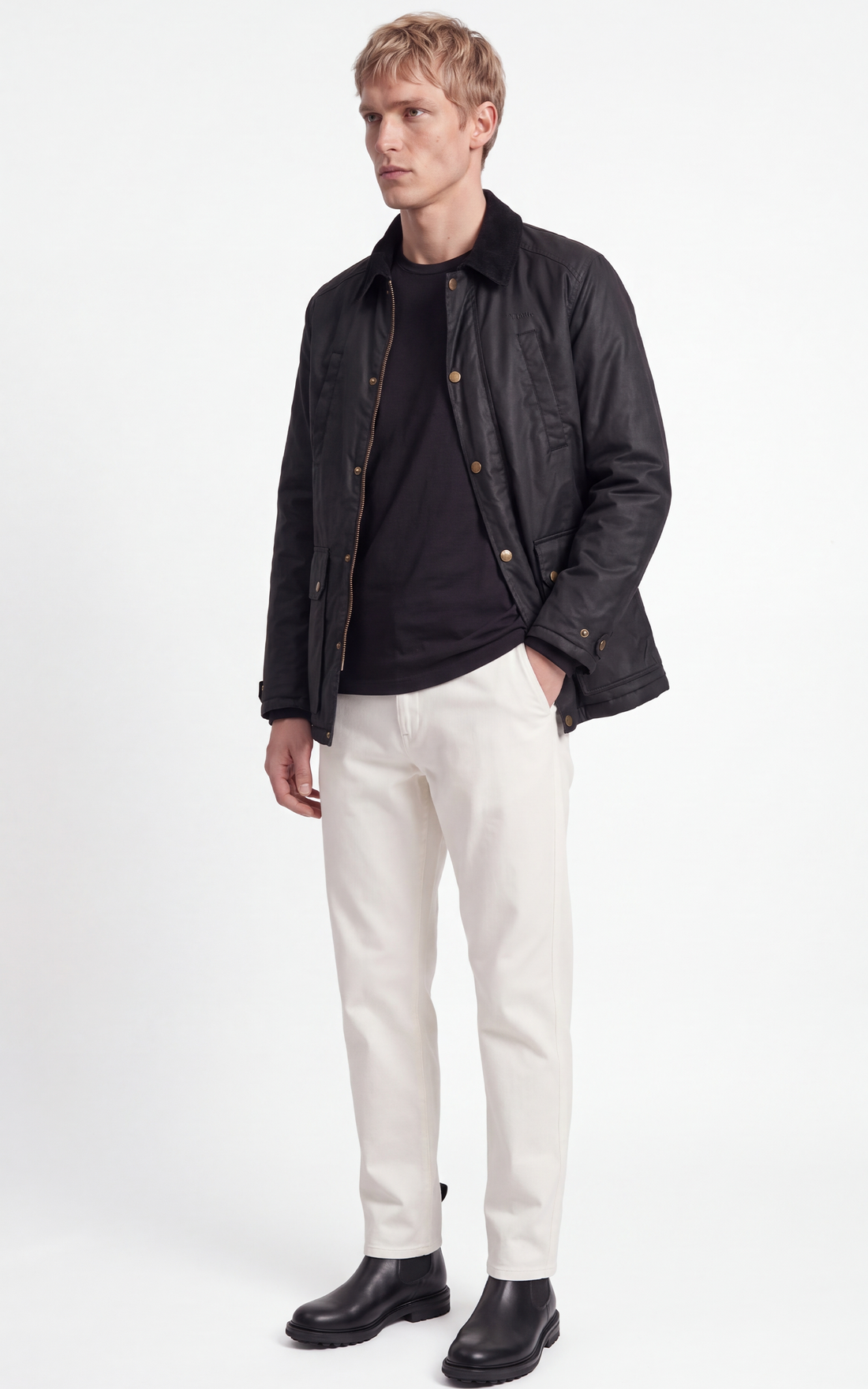Veste farmer BECKLEY noir