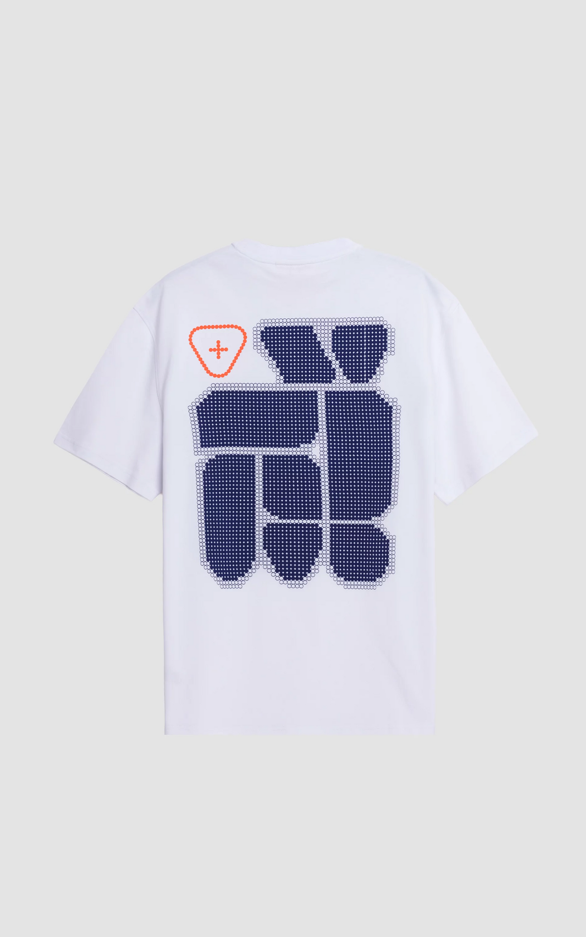 T-shirt imprimé Leonce Geometry mixte blanc