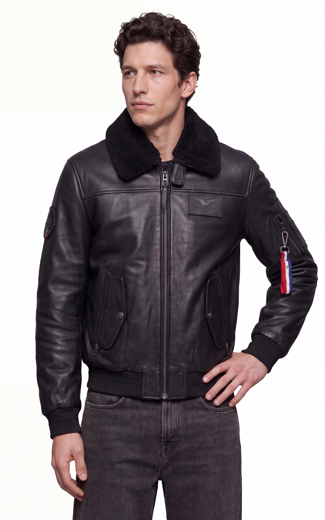 Pilote cuir Rafal 2.0 noir