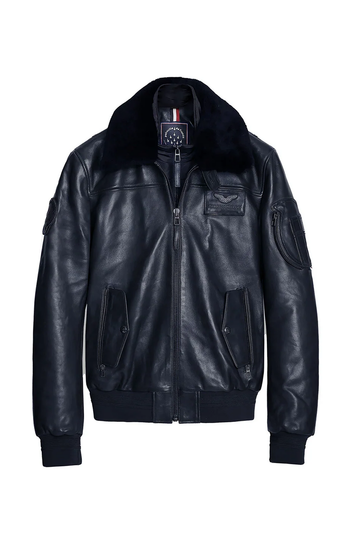 Pilote cuir Rafal 2.0 bleu marine