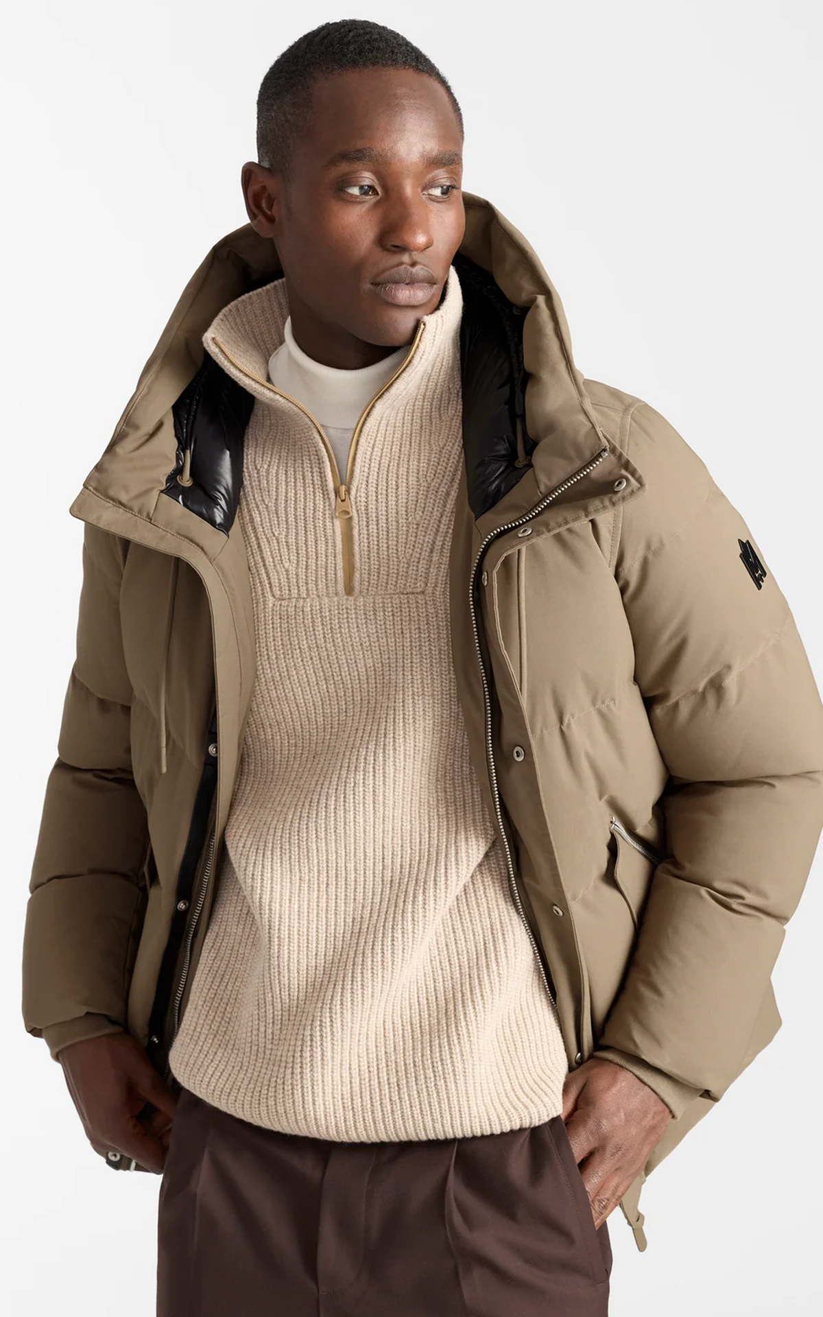 Doudoune 2-en-1 Nordic Tech en duvet Graydon taupe
