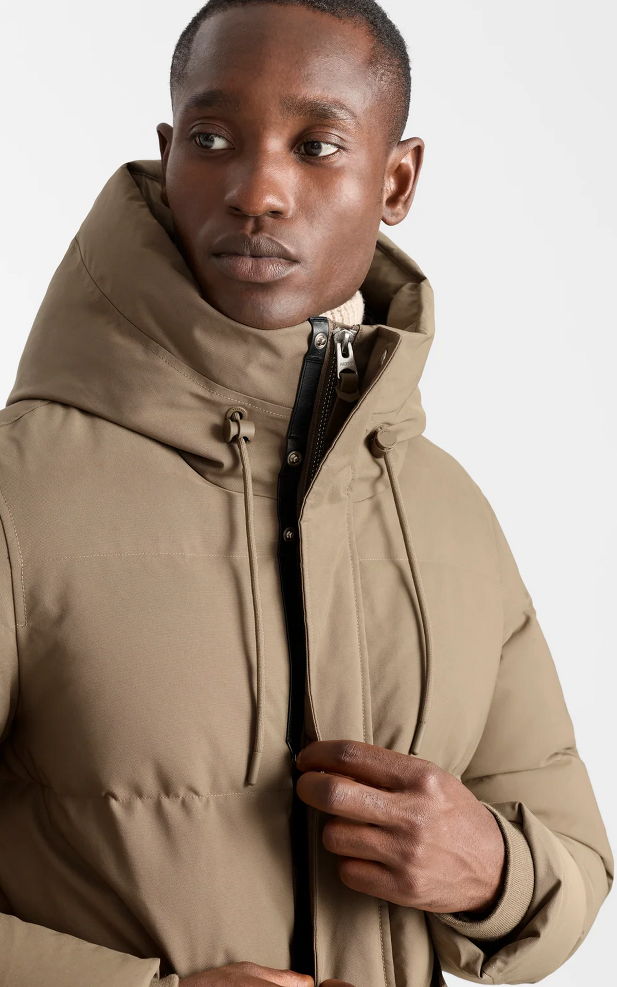 Doudoune 2-en-1 Nordic Tech en duvet Graydon taupe