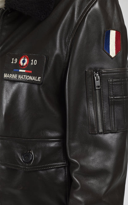 Pilote mixte marron