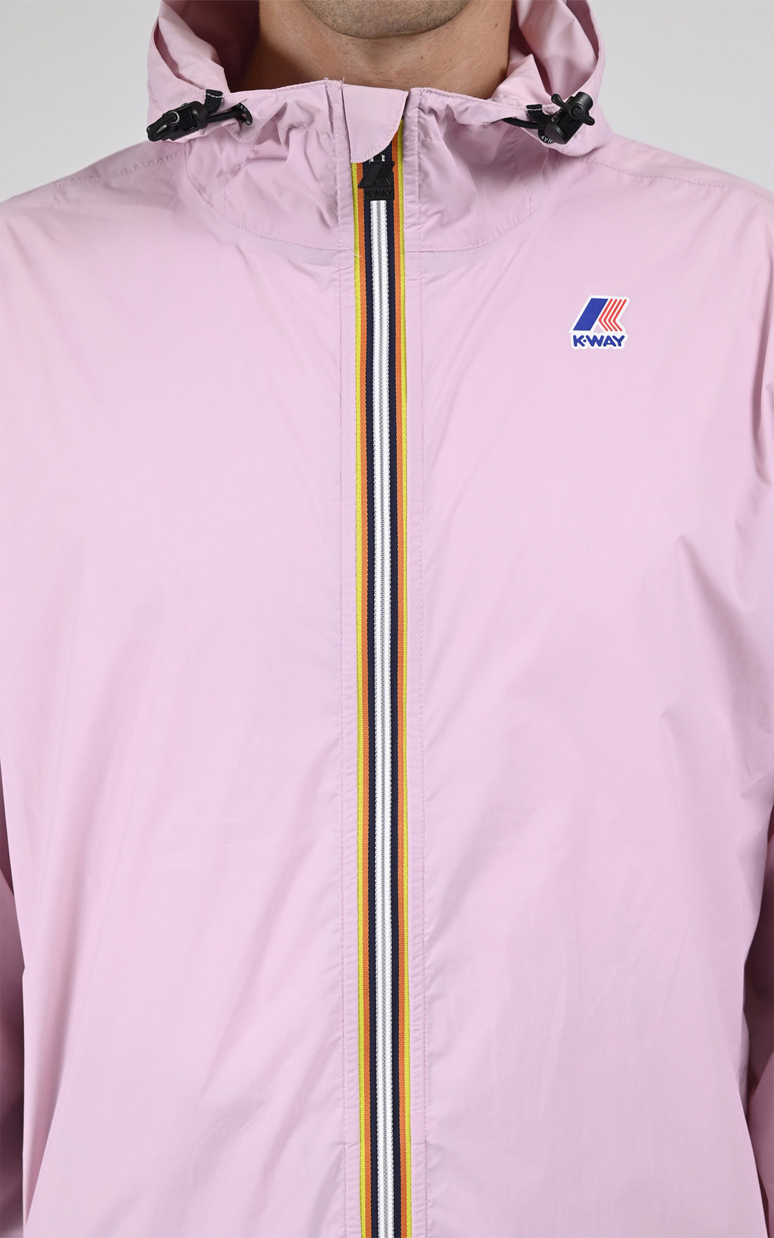 Blouson Textile Mixte K-way, modèle Claude 4.0 k2123zw de couleur rose