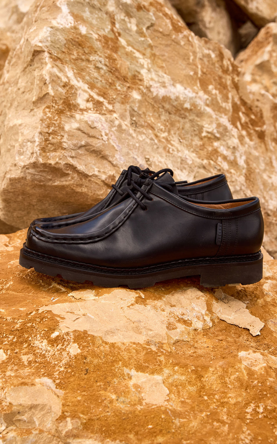 A &quot;MACHO&quot; Noir Pellet Chaussures Homme closed photo