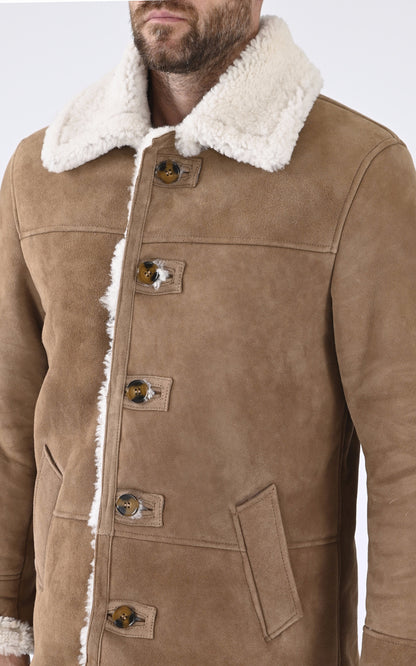 Veste mouton Lc Hamilton camel