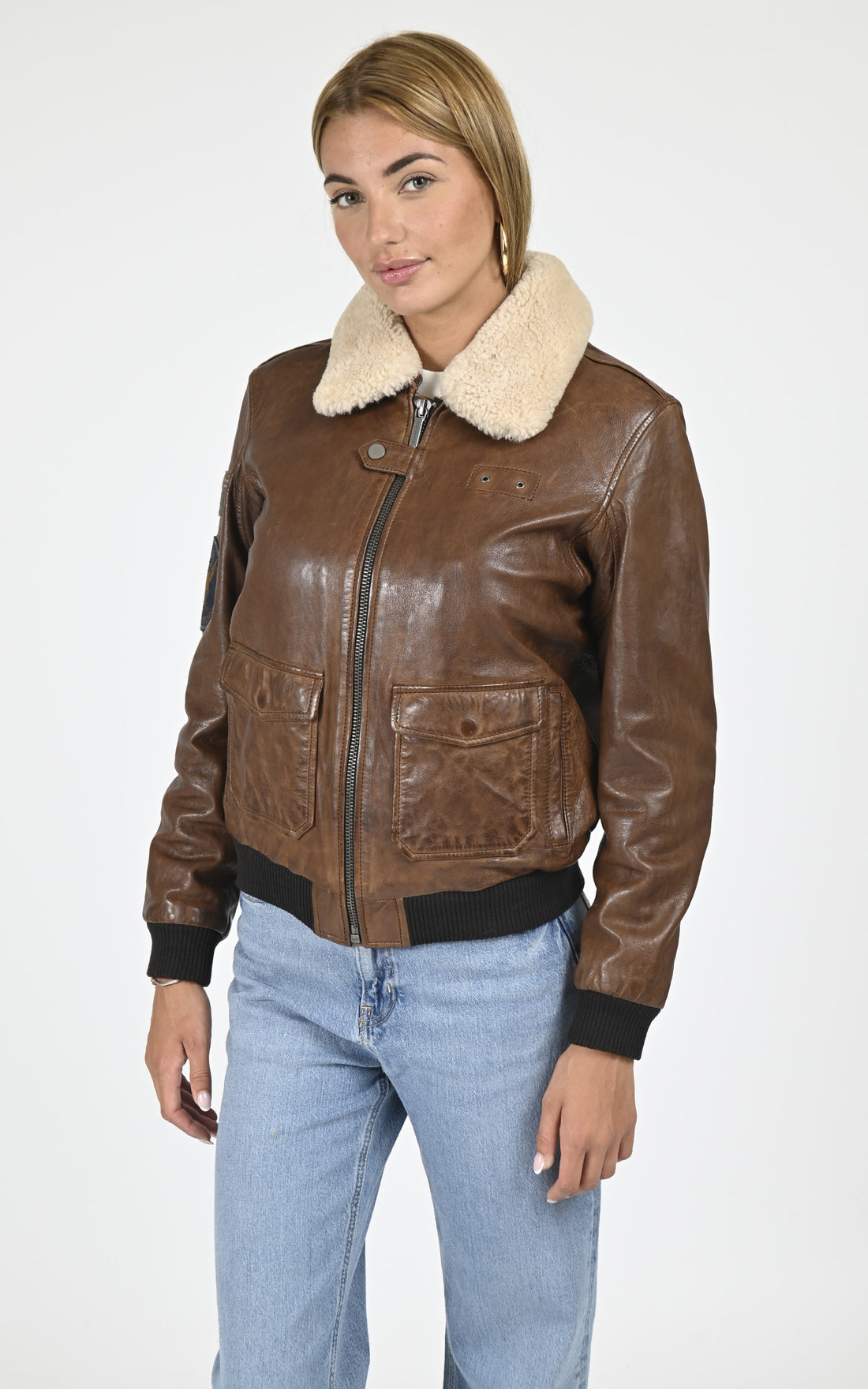 Blouson aviateur Air Pilot cuir d&
