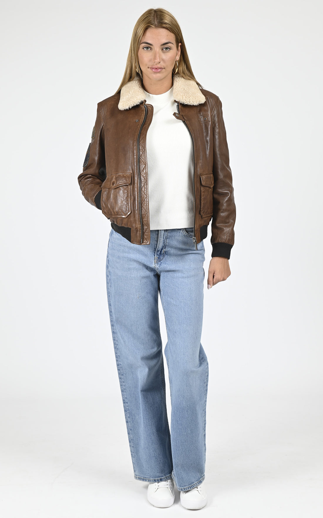 Blouson aviateur Air Pilot cuir d&