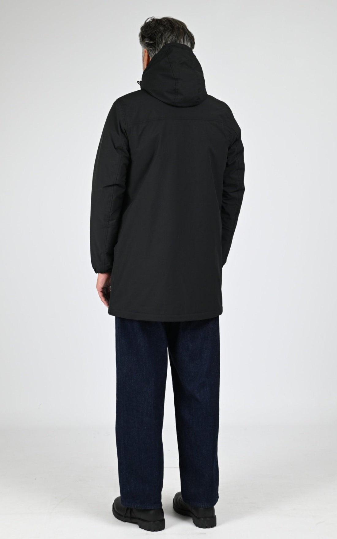 Parka Textile Homme Daytona 73, modèle Regen sherpa 103872 de couleur black