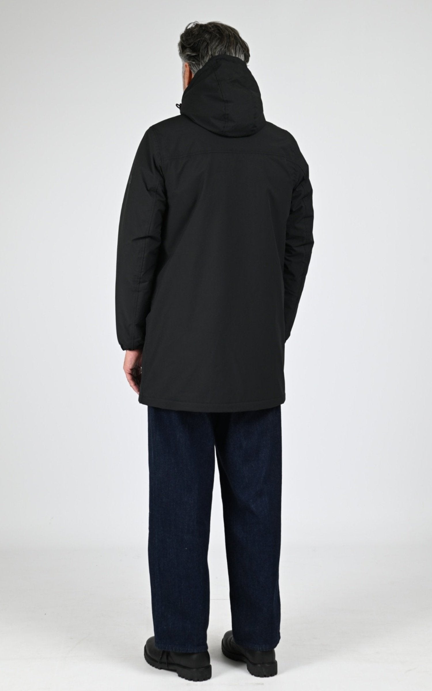 Parka Textile Homme Daytona 73, modèle Regen sherpa 103872 de couleur black