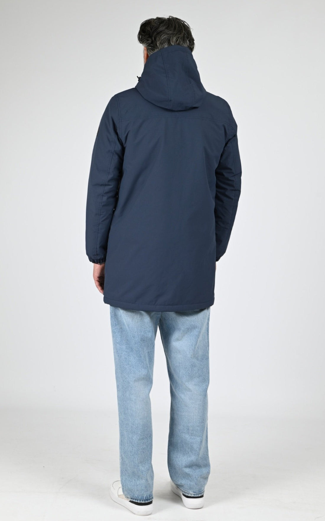 Parka Textile Homme Daytona 73, modèle Regen sherpa 103872 de couleur navy