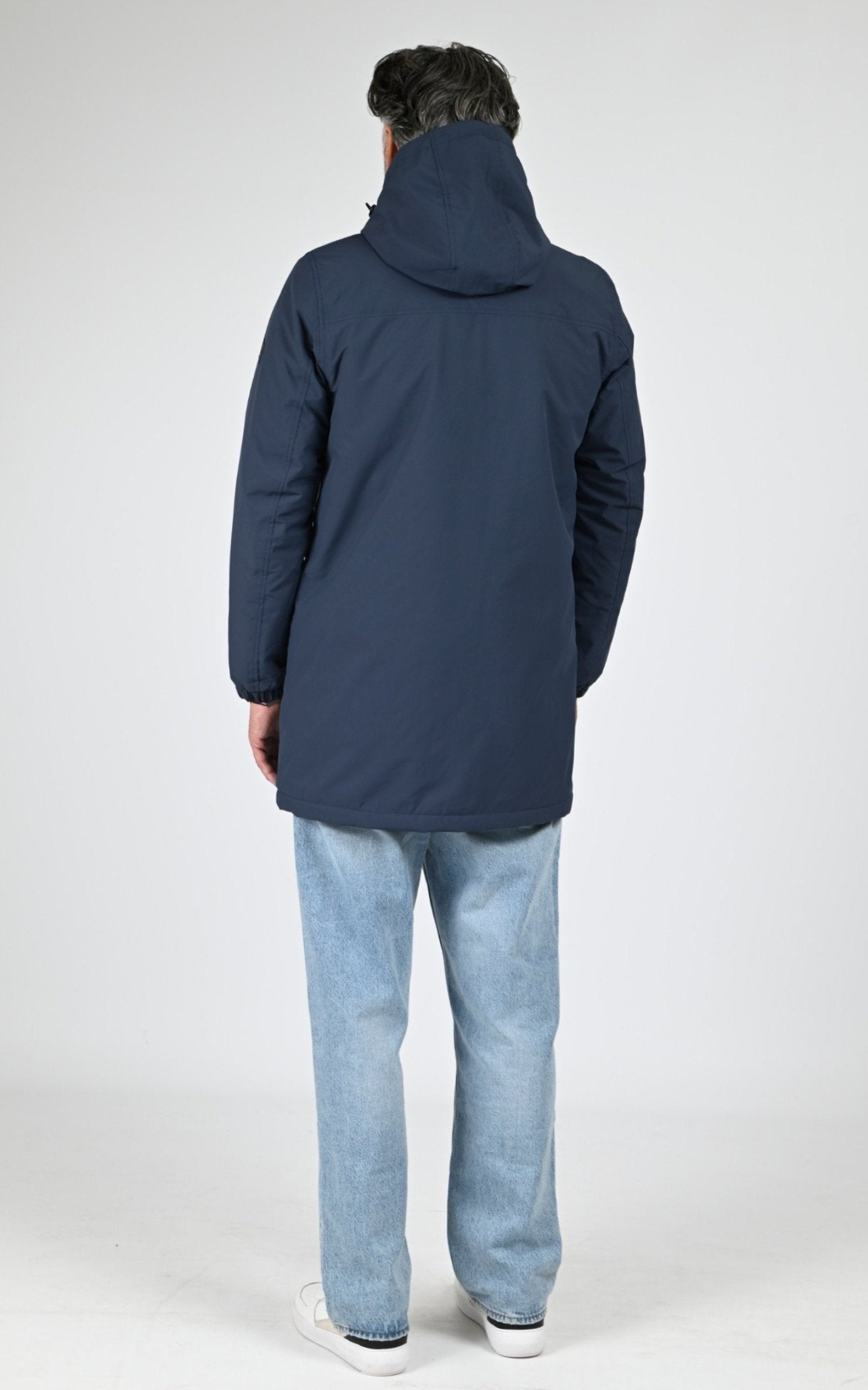 Parka Textile Homme Daytona 73, modèle Regen sherpa 103872 de couleur navy