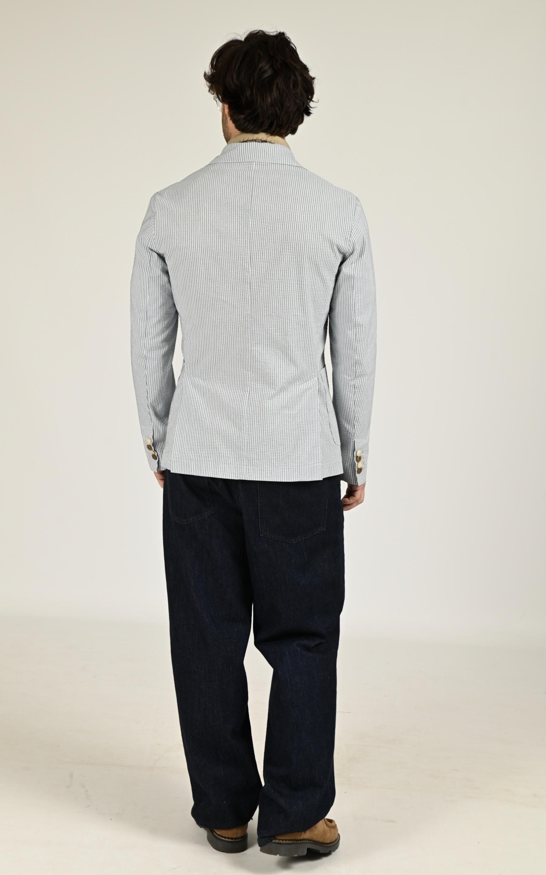 Veste Textile Homme Bob, modèle Rich de couleur cielo